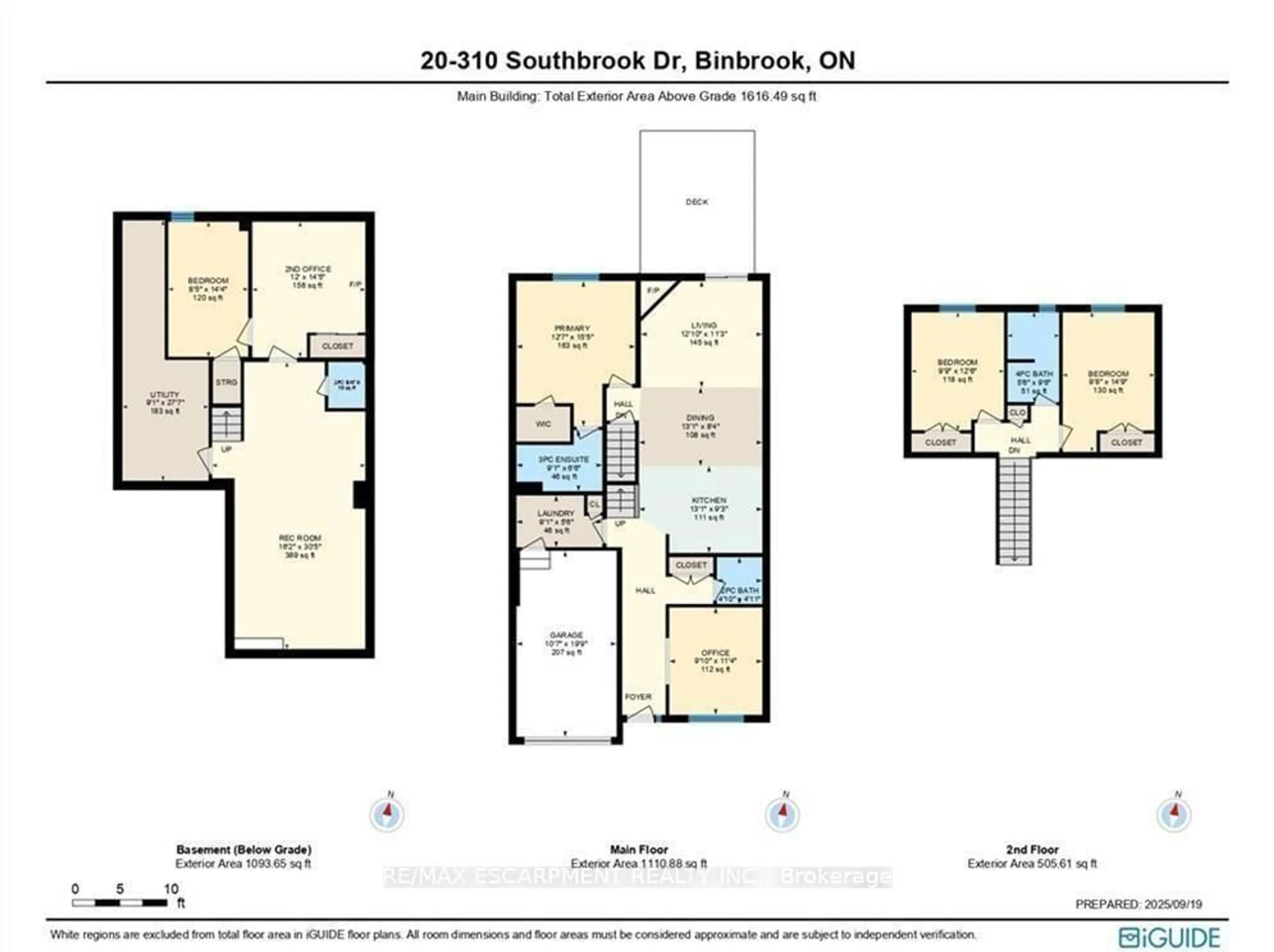 Floor plan for 310 Southbrook Dr #20, Hamilton Ontario L0R 1C0