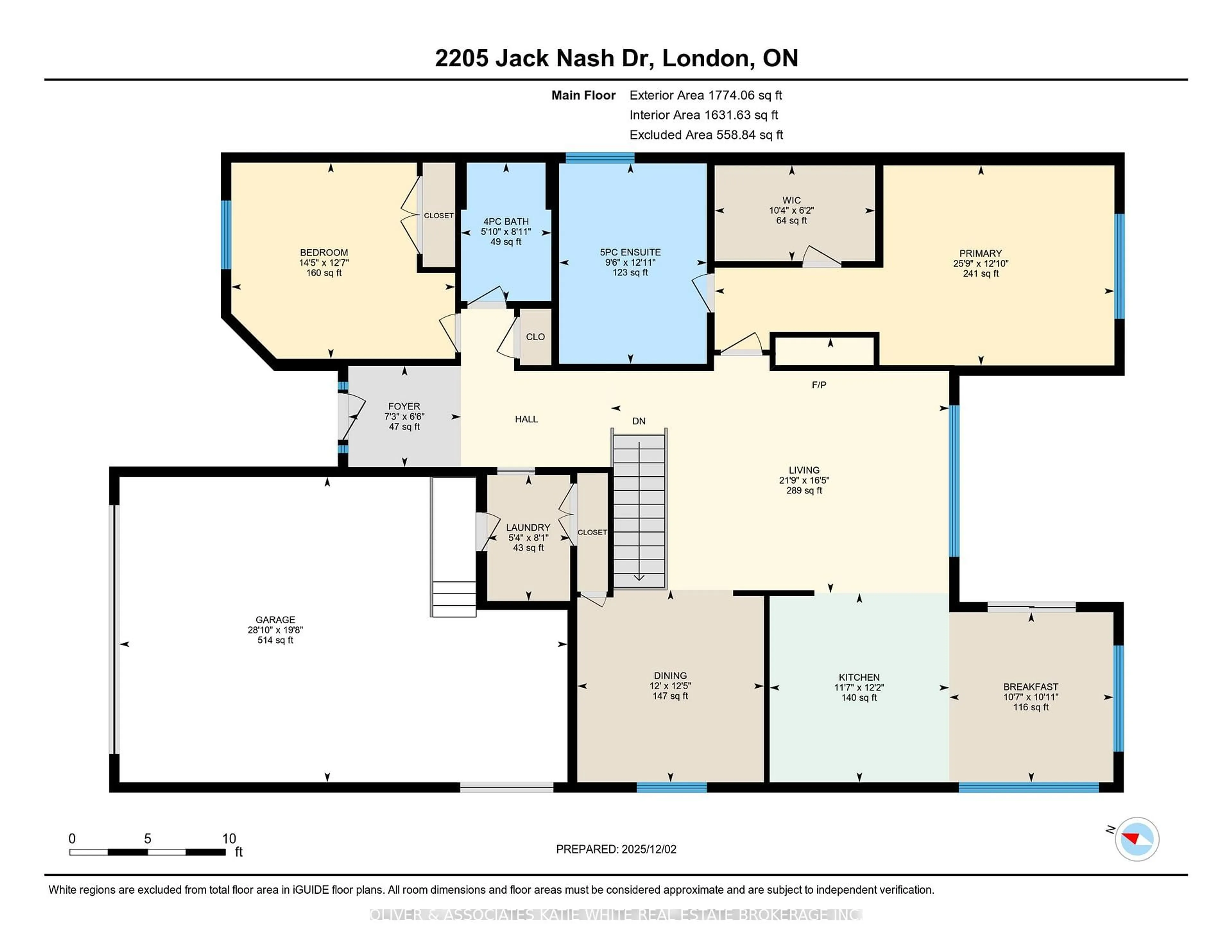 Floor plan for 2205 Jack Nash Dr, London South Ontario N6K 5R3