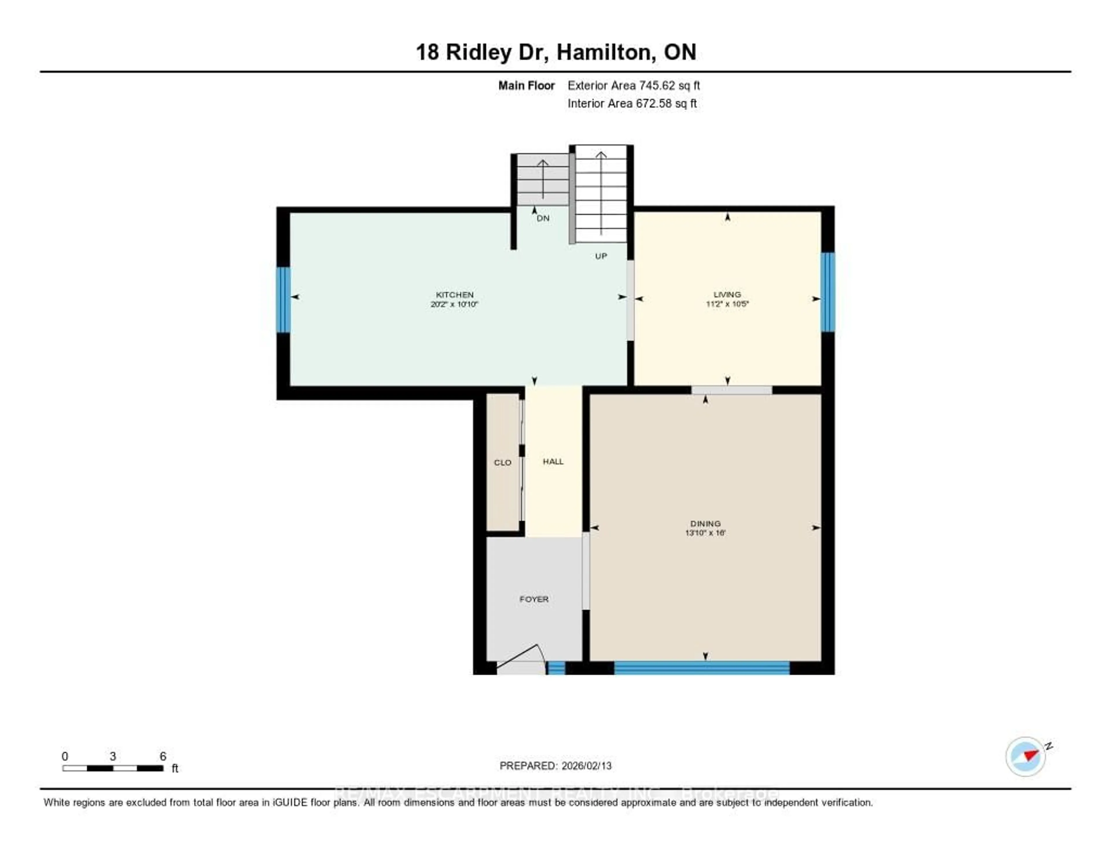Floor plan for 18 RIDLEY Dr, Hamilton Ontario L8W 1J2