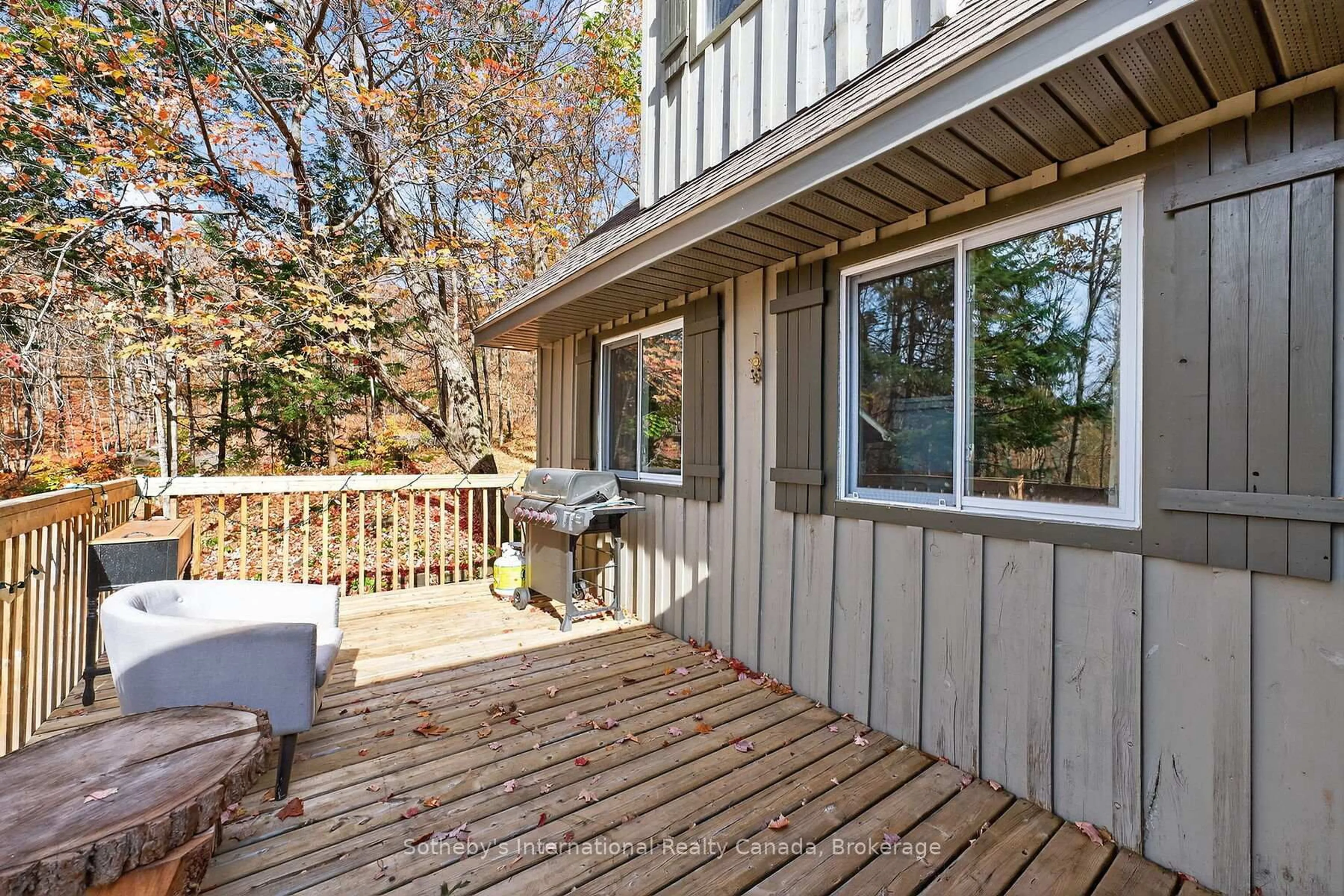 Patio, water/lake/river/ocean view for 1132 Limberlost Rd, Lake of Bays Ontario P1H 2J6