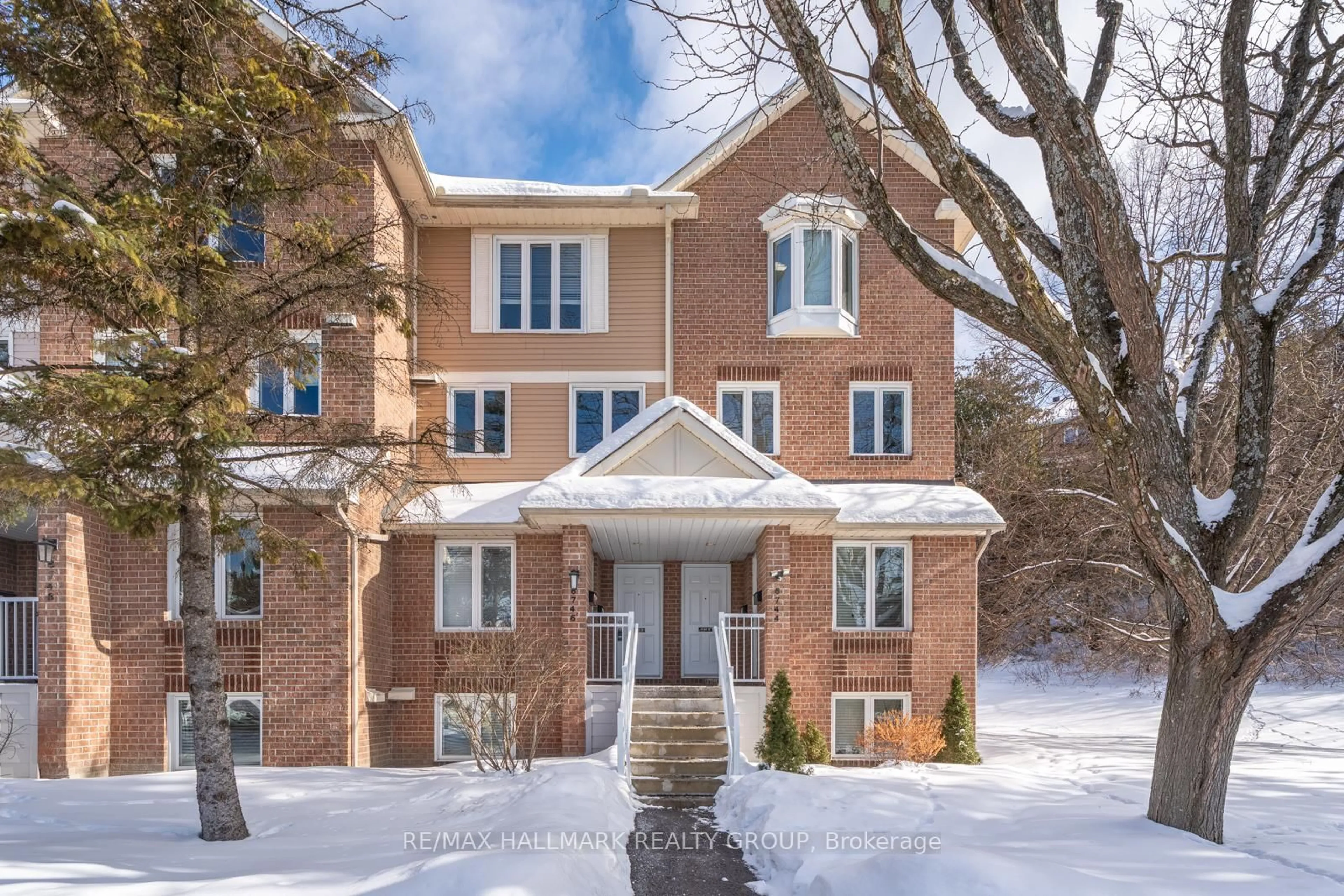 Home with brick exterior material, street for 6746 Jeanne Darc Blvd #B, Ottawa Ontario K1C 6E9