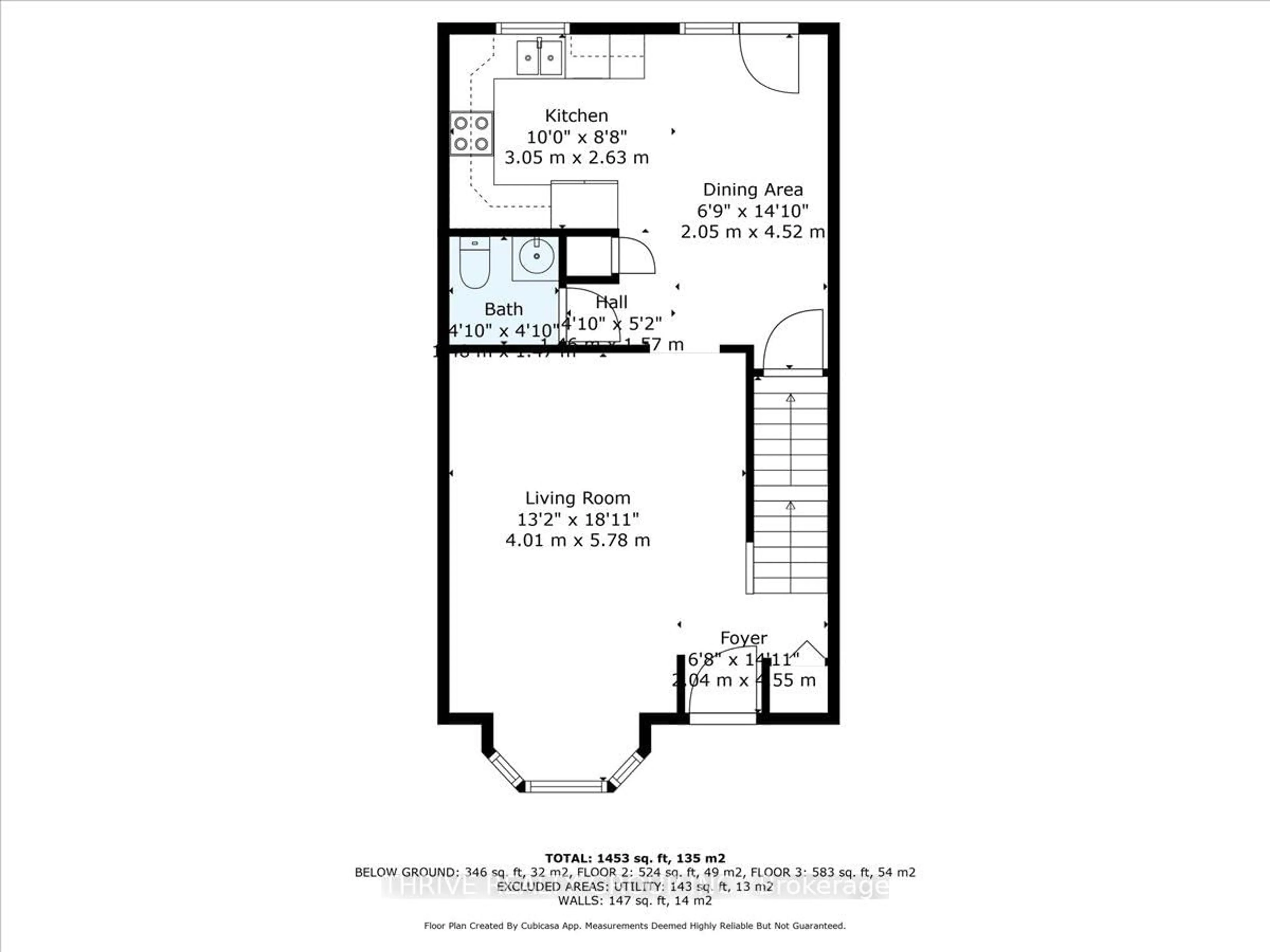 Floor plan for 101 Brookside St #19, London South Ontario N5Z 5C9