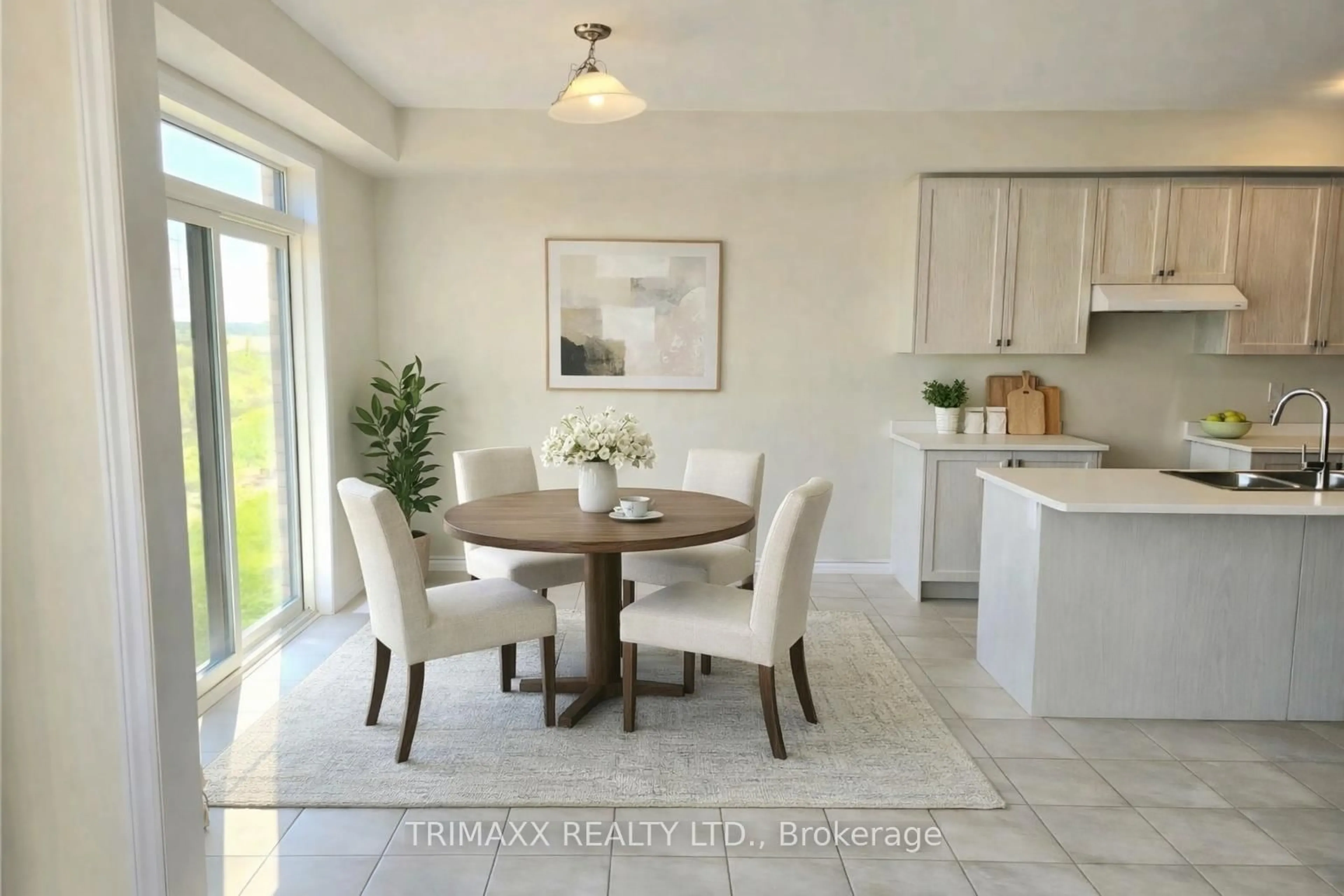 Open concept kitchen, ceramic/tile floor for 275 Vanilla Tr, Thorold Ontario L2V 0L3