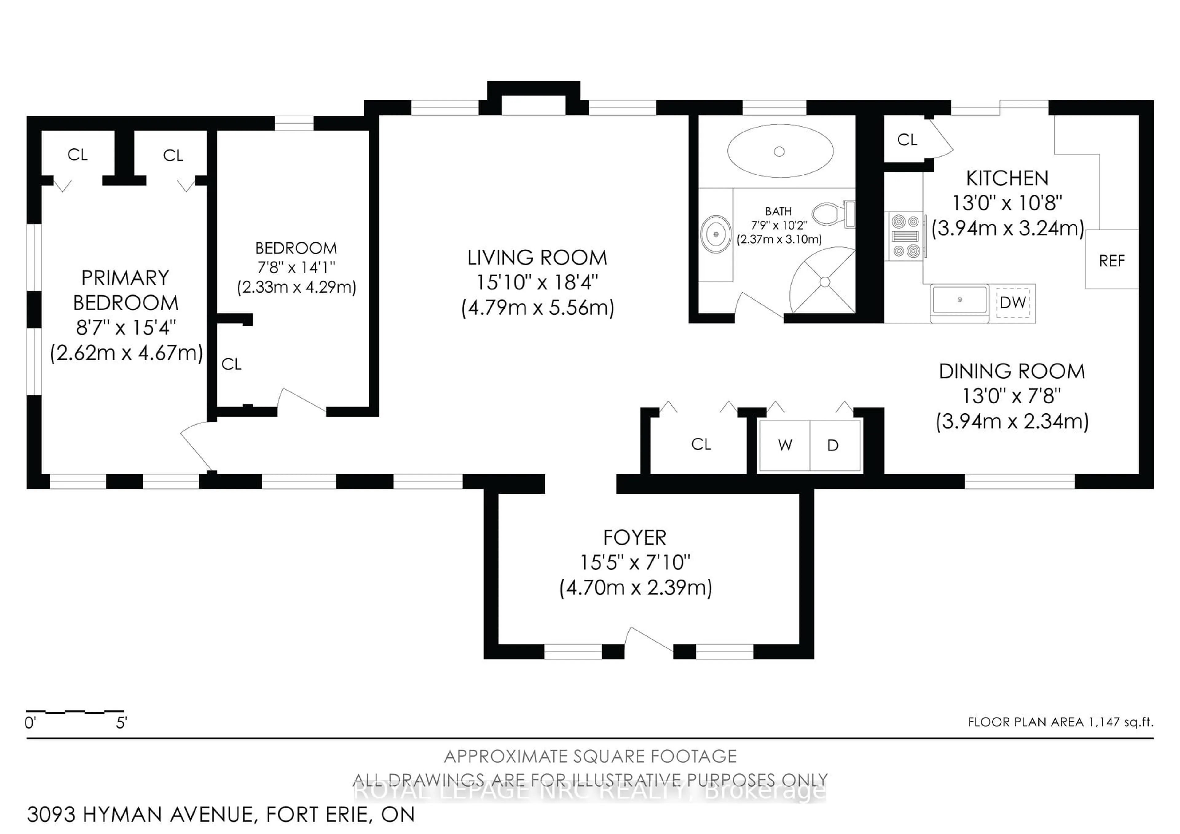 Floor plan for 3093 Hyman Ave, Fort Erie Ontario L0S 1N0