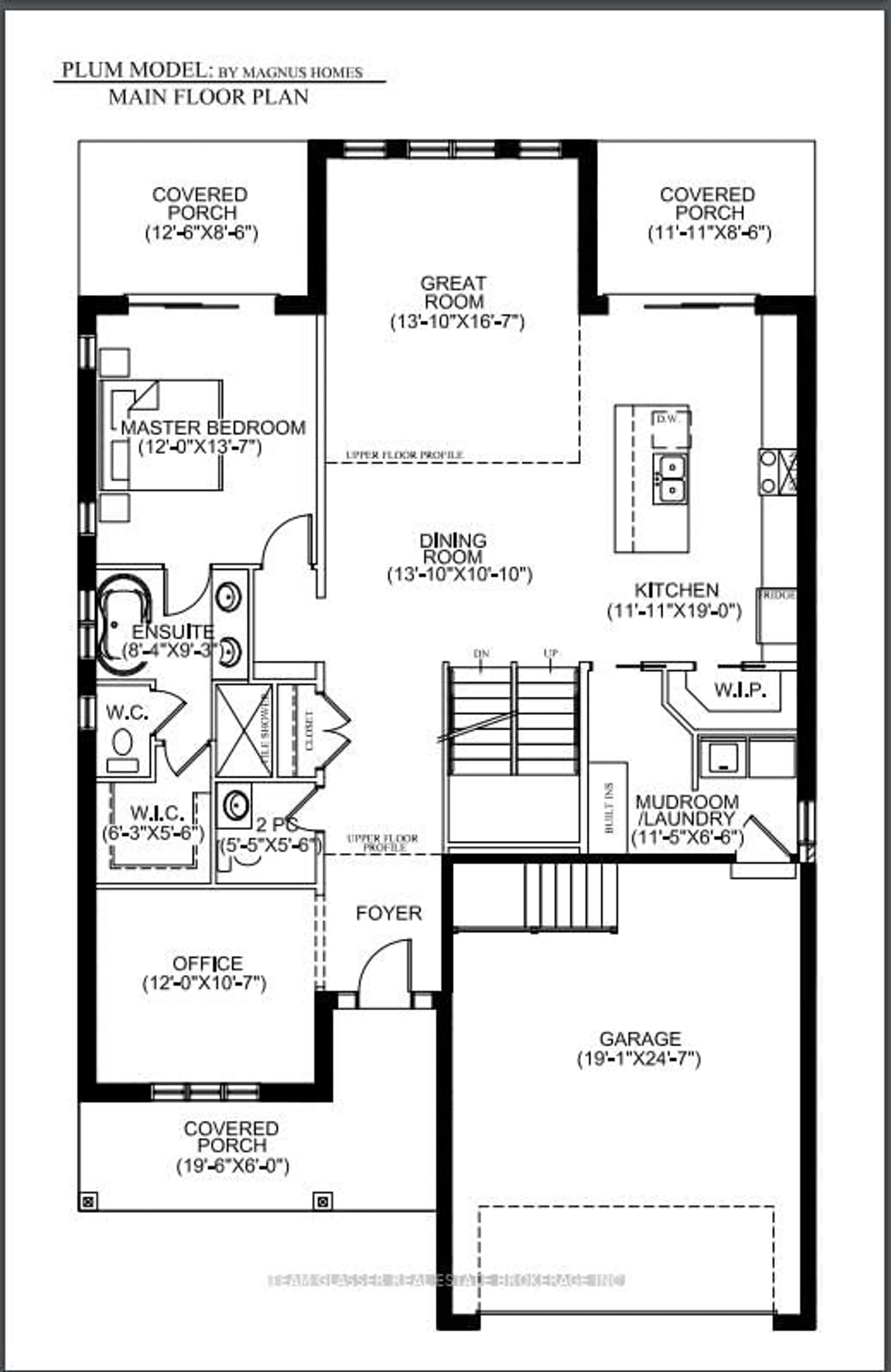 Floor plan for 136 Dearing Dr, South Huron Ontario N0M 1T0