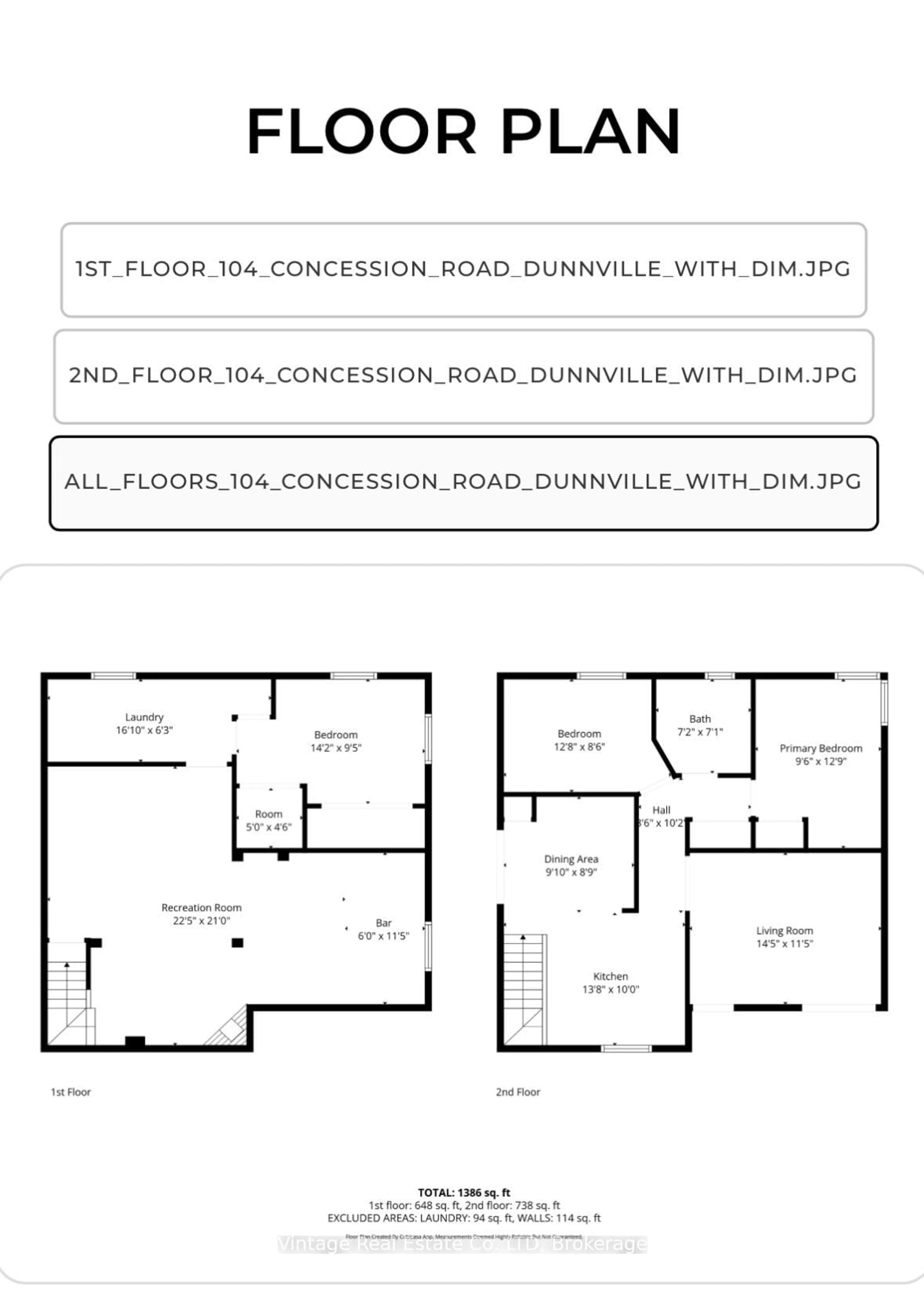 Floor plan for 104 Concession Rd, Haldimand Ontario N1A 1A1