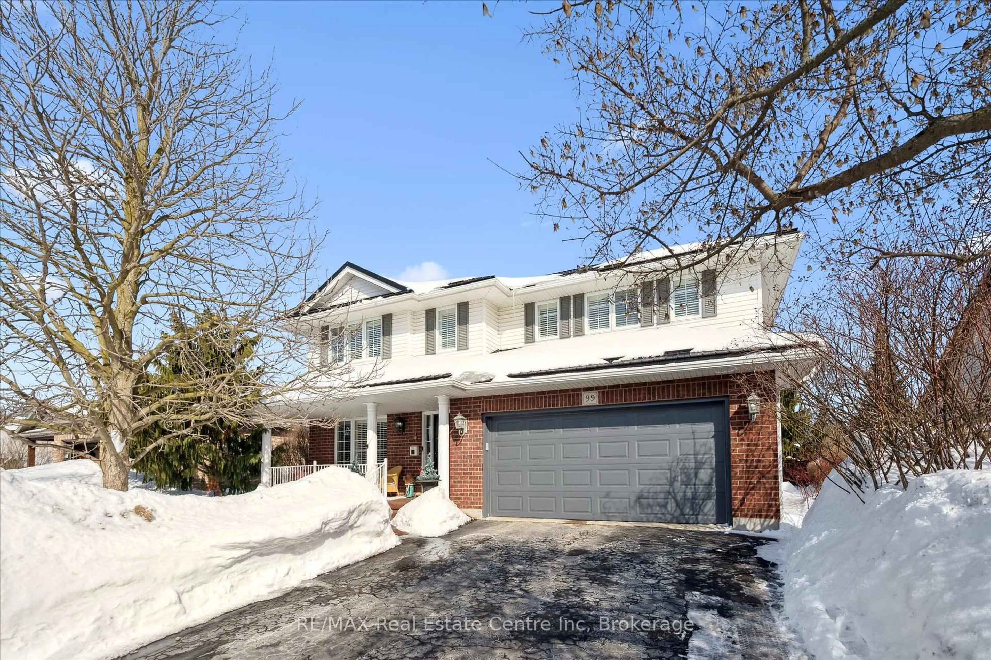 Home with brick exterior material, street for 99 Keating Dr, Centre Wellington Ontario N0B 1S0