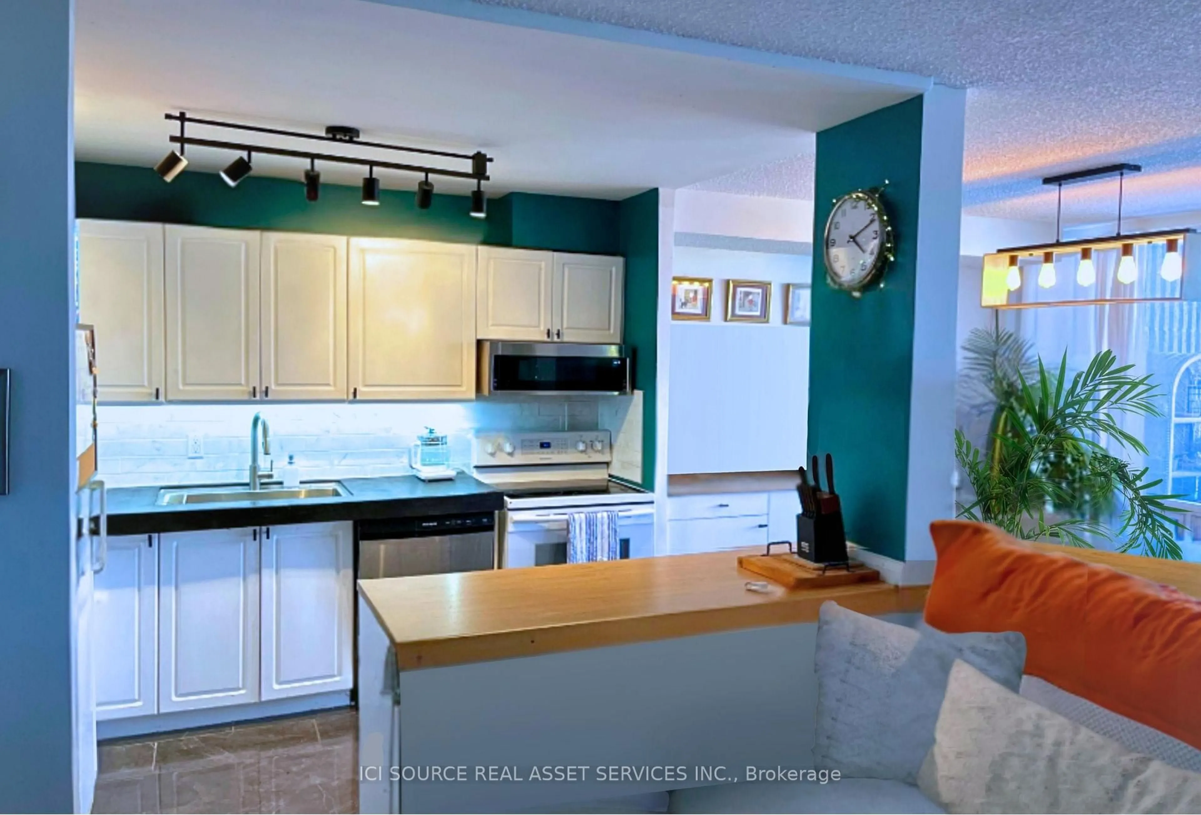 Open concept kitchen, ceramic/tile floor for 265 Poulin Ave #2002, Ottawa Ontario K2B 7Y8