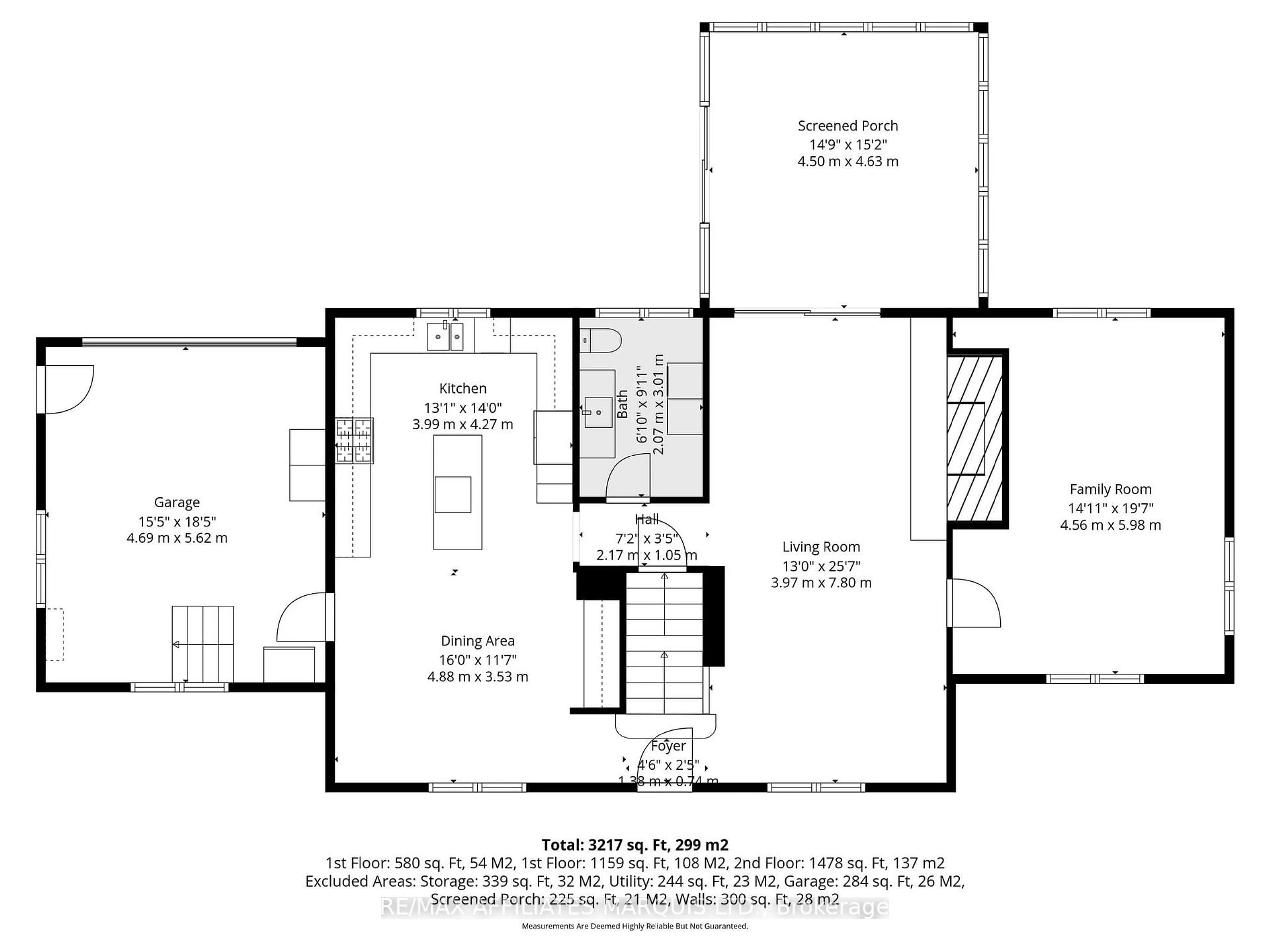 Floor plan for 16985 Headline Rd, South Stormont Ontario K0C 1P0