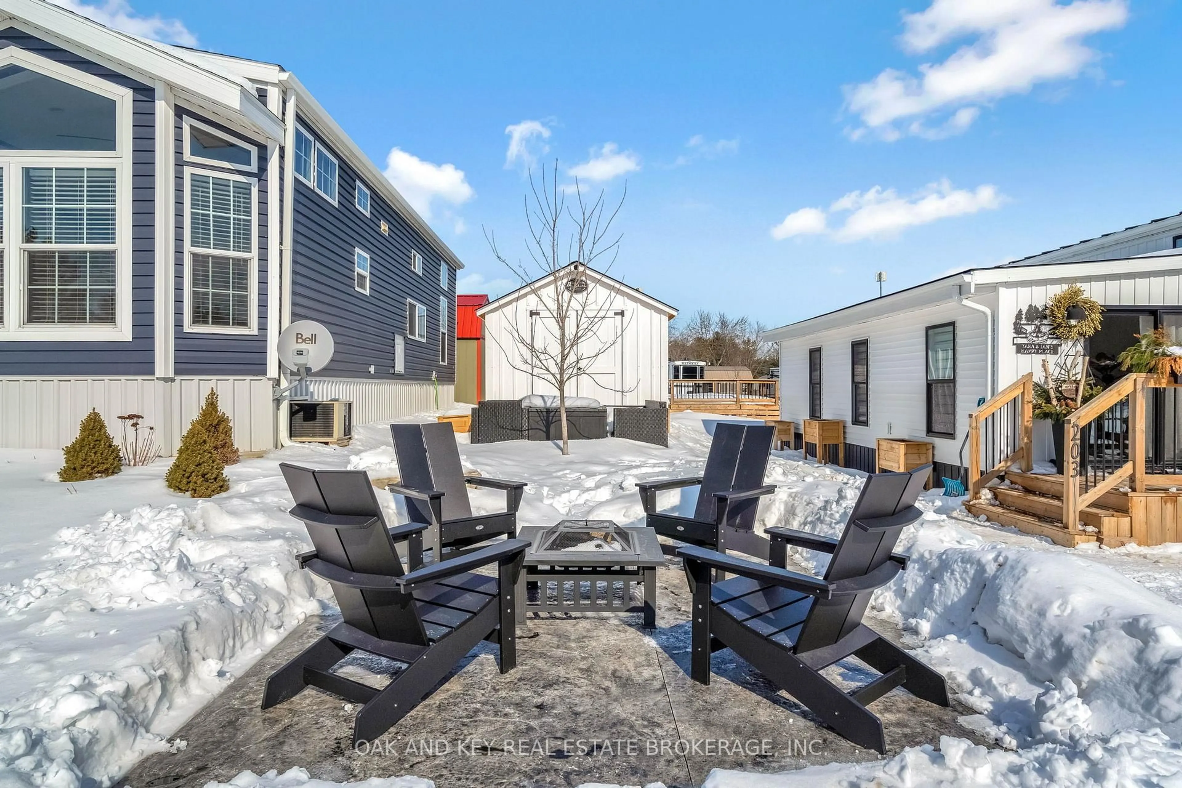 Patio, street for 4838 Switzer Dr #203, Southwest Middlesex Ontario N0L 1A0