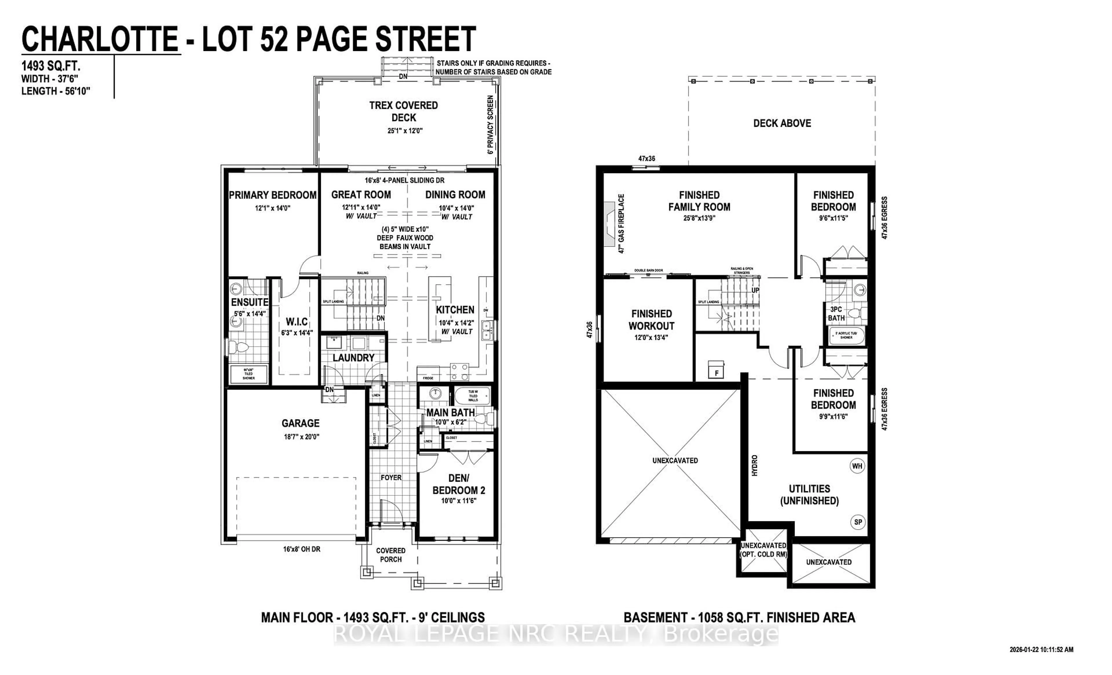 Floor plan for 4 Page St, Pelham Ontario L3E 0X3