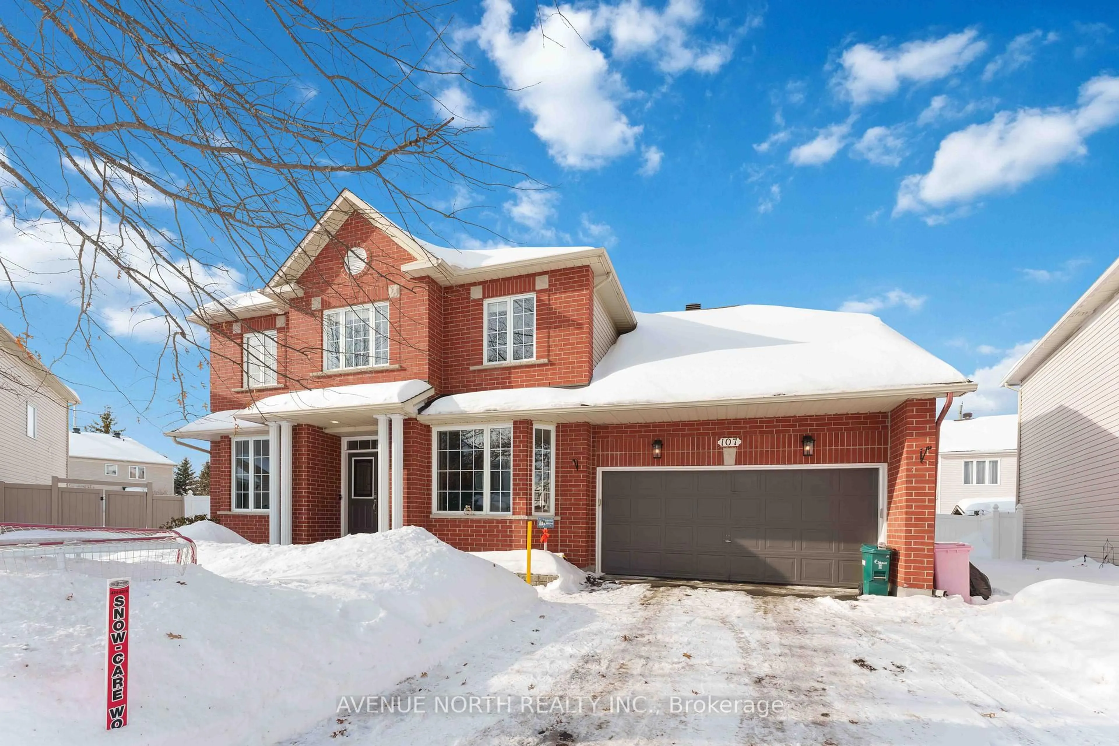Home with brick exterior material, street for 107 Dugas Crt, Ottawa Ontario K4A 4N2