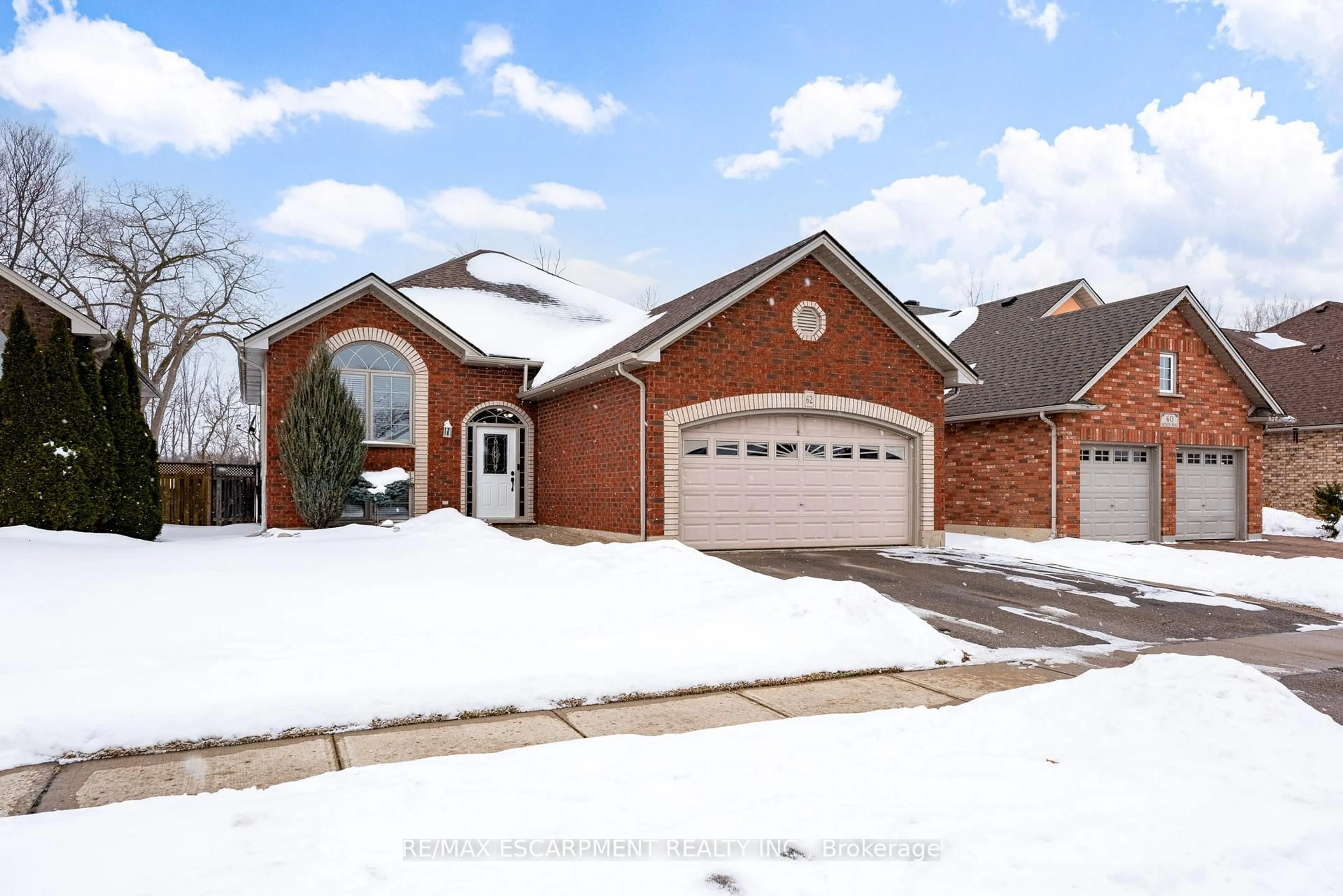 Home with brick exterior material, street for 62 Mission Rd, Brantford Ontario N3S 0A3