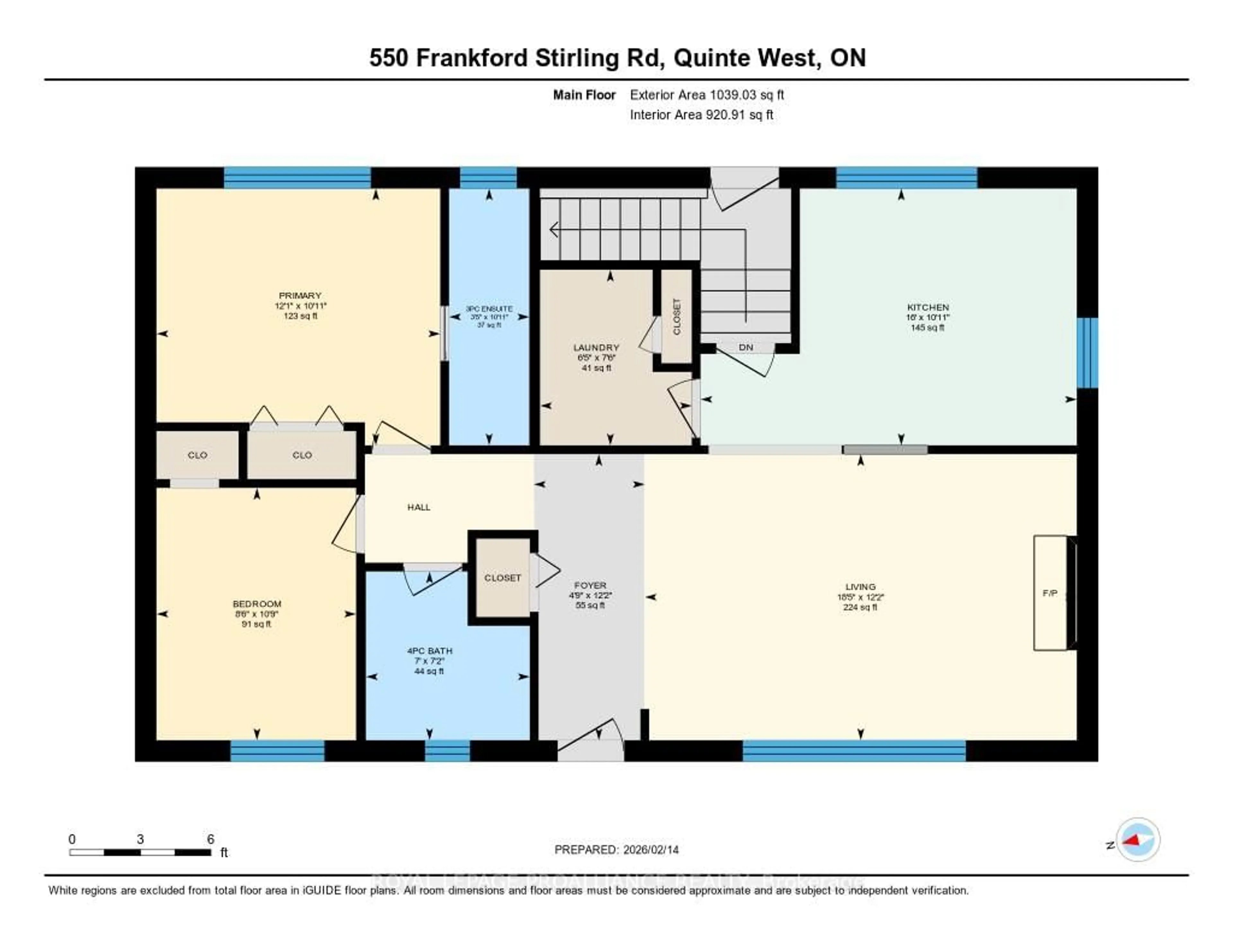Floor plan for 550 Frankford Stirling Rd, Hastings Ontario K0K 2C0