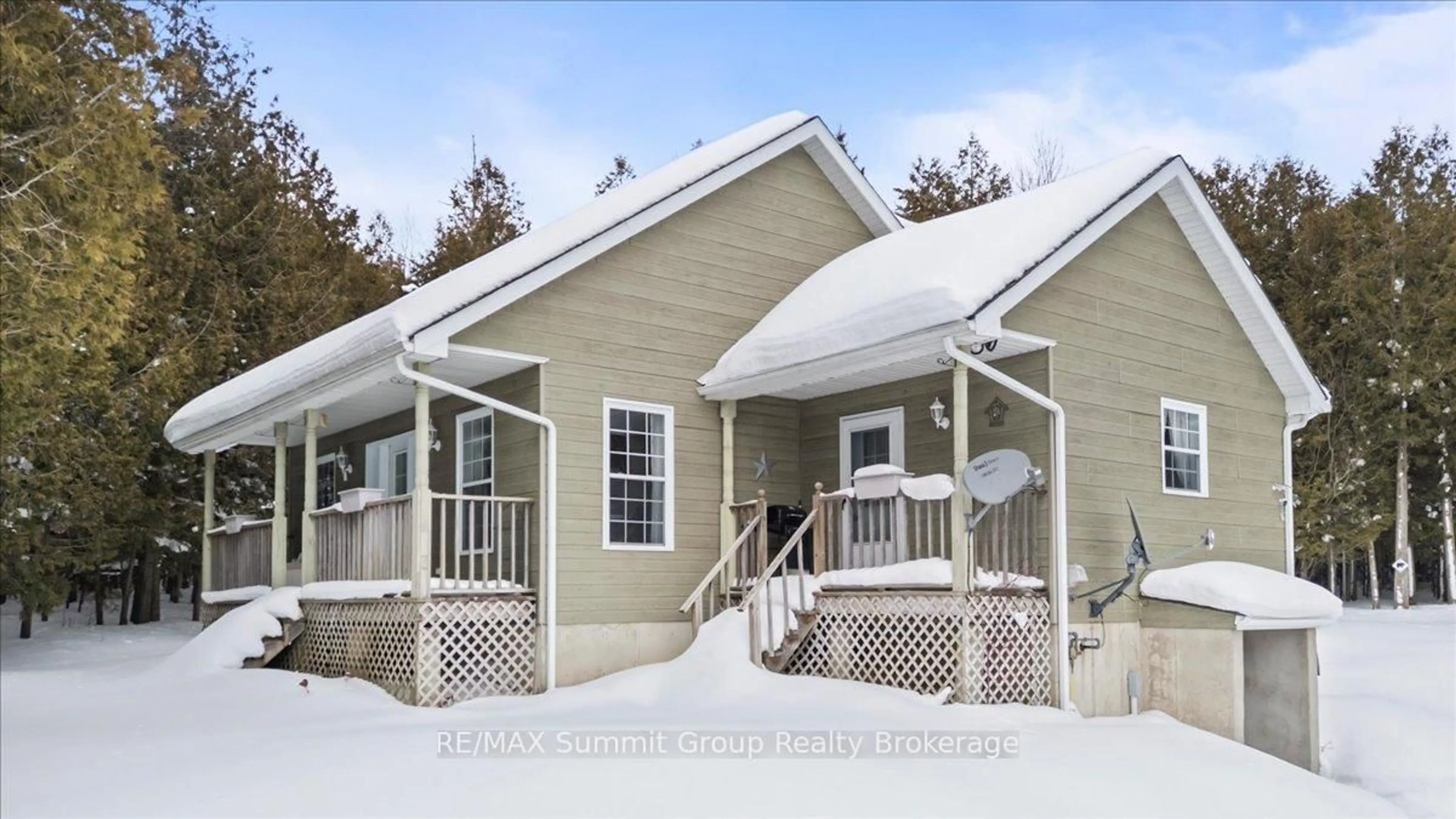 Home with vinyl exterior material, street for 625548 Sideroad 16B, Grey Highlands Ontario N0C 1H0