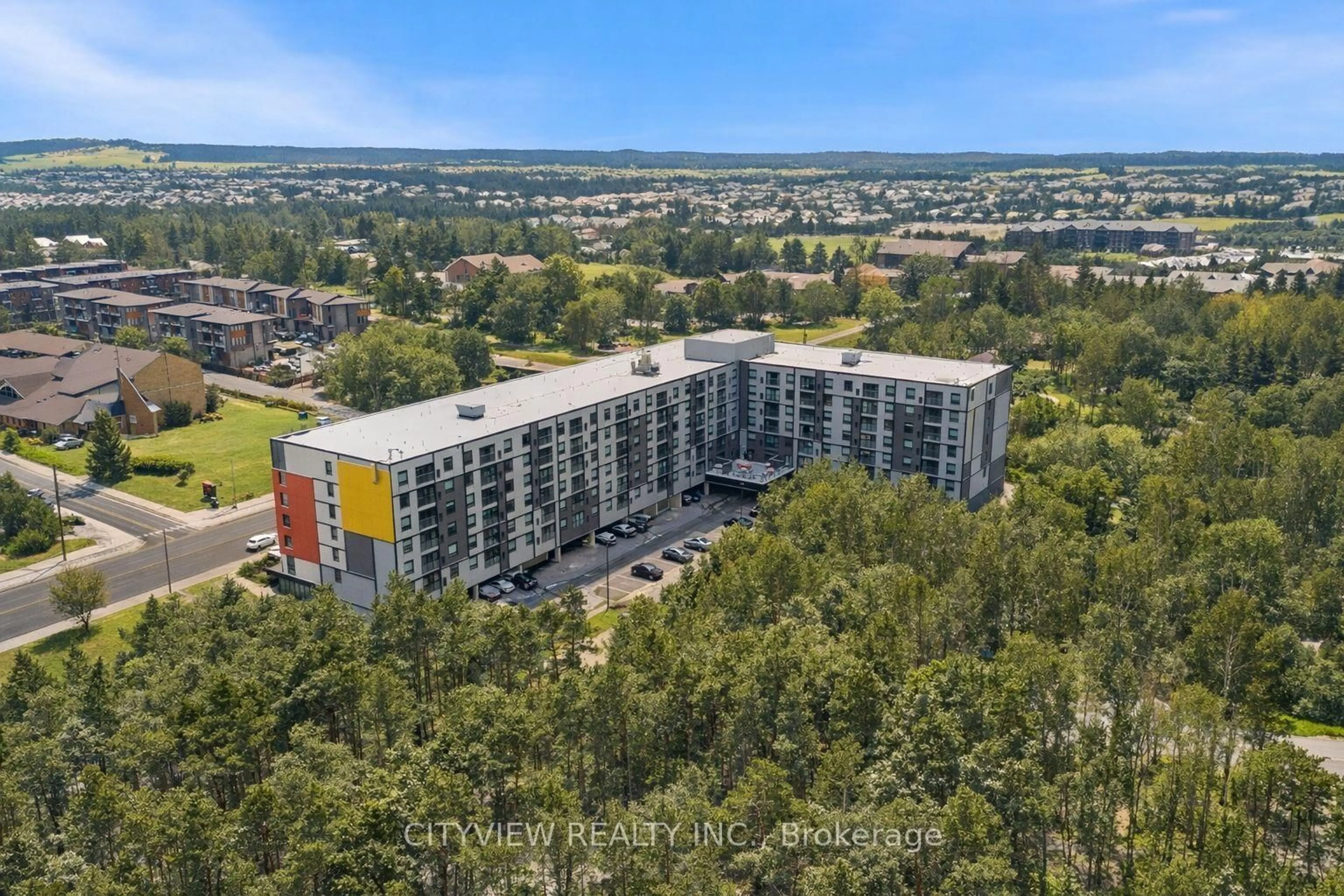 A pic from outside/outdoor area/front of a property/back of a property/a pic from drone, unknown for 1291 Gordon St #414, Guelph Ontario N1L 0M5