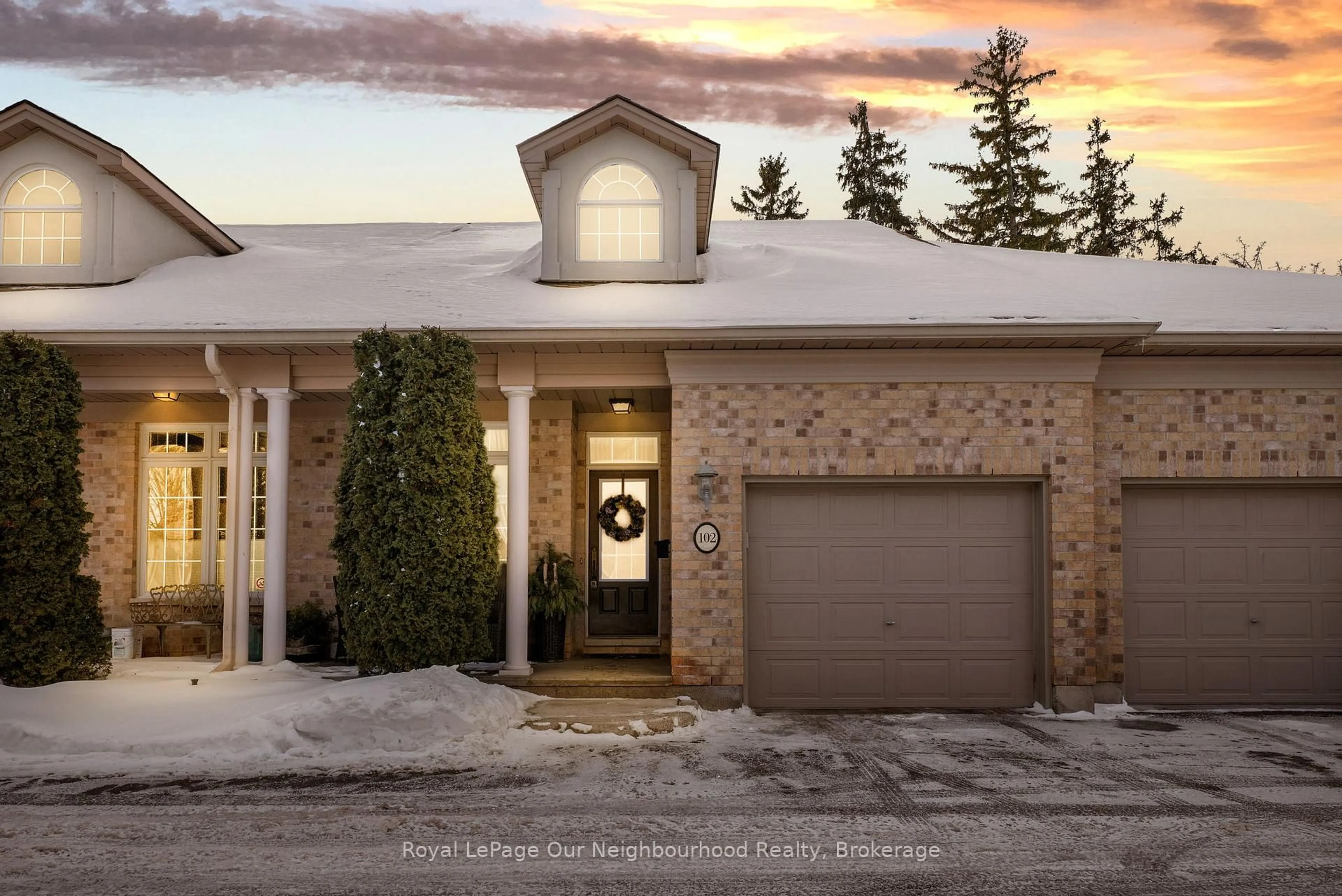 Home with brick exterior material, street for 120 University Ave #102, Cobourg Ontario K9A 0A9