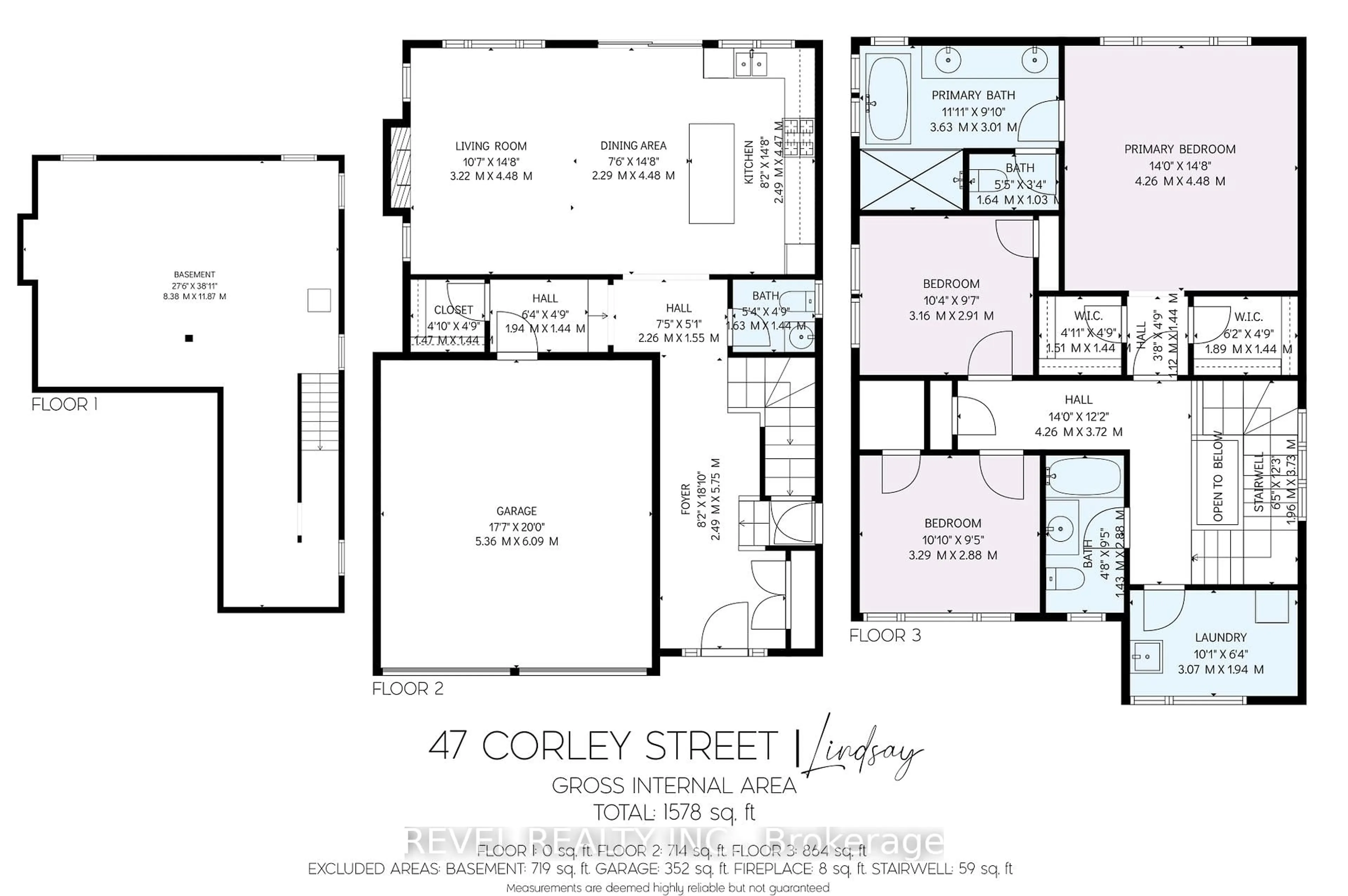 Floor plan for 47 Corley St, Kawartha Lakes Ontario K9V 6C2