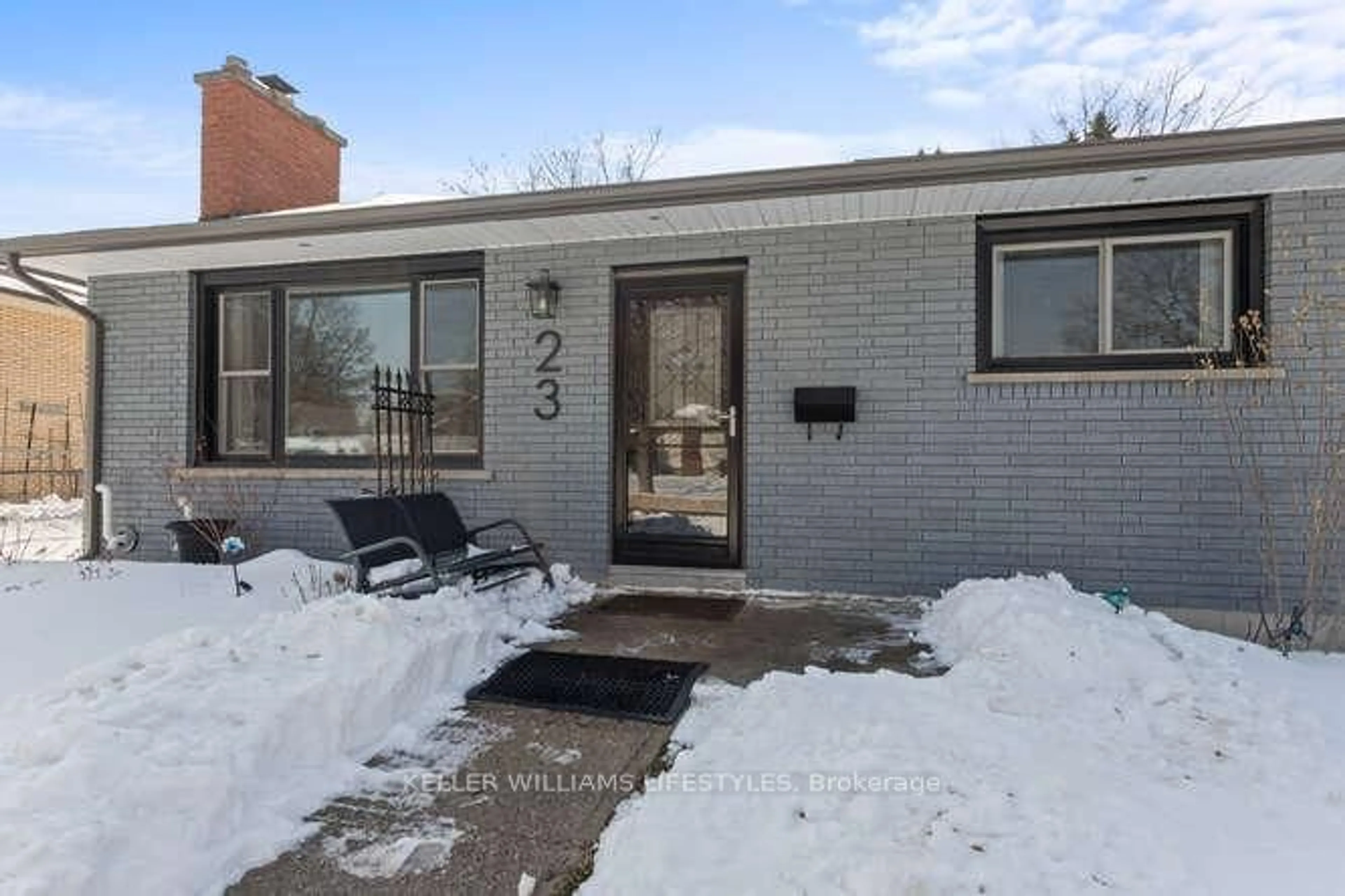 Home with brick exterior material, street for 23 Stormont Dr, London South Ontario N5Z 3Z4
