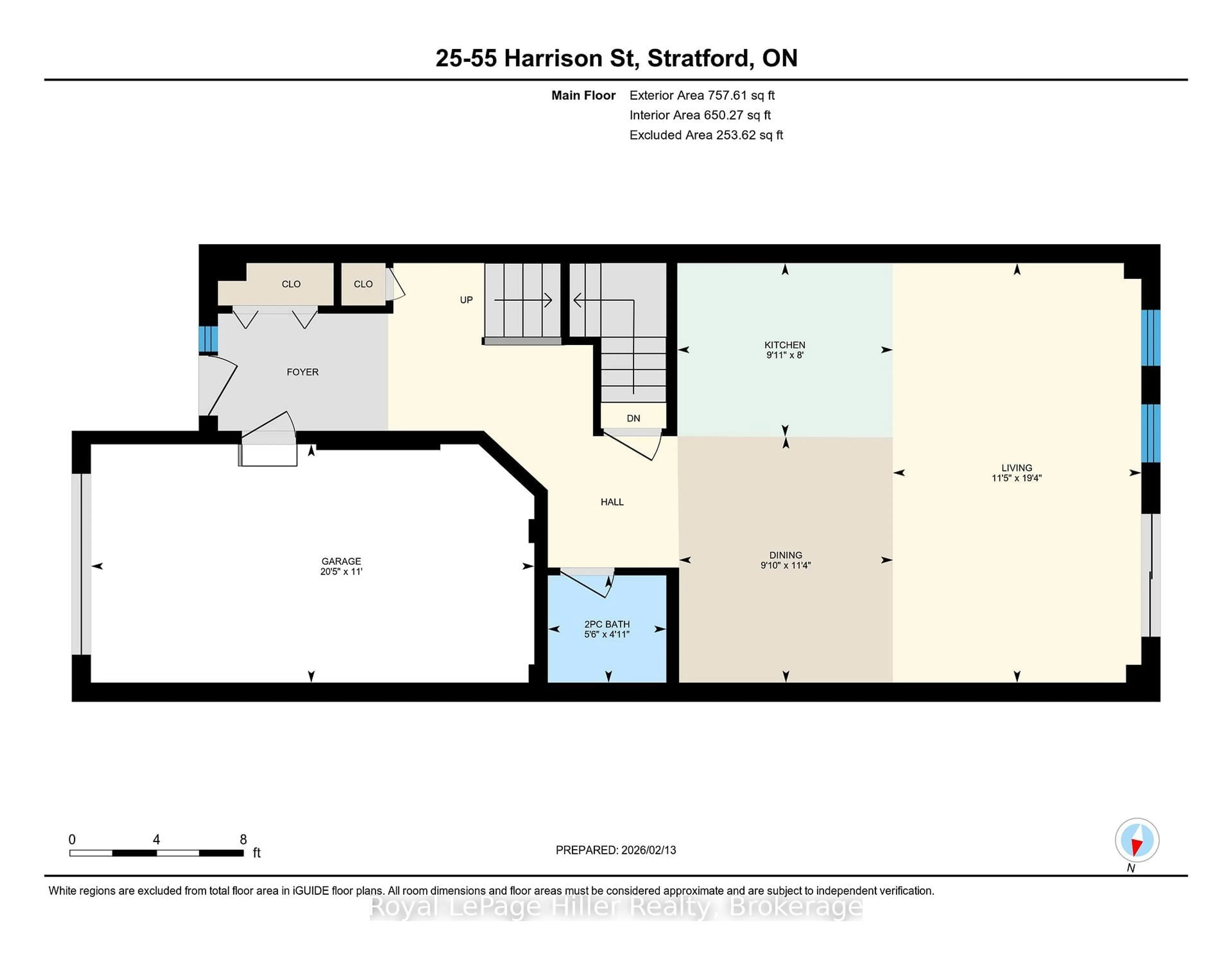 Floor plan for 55 Harrison St #25, Stratford Ontario N5A 0C9