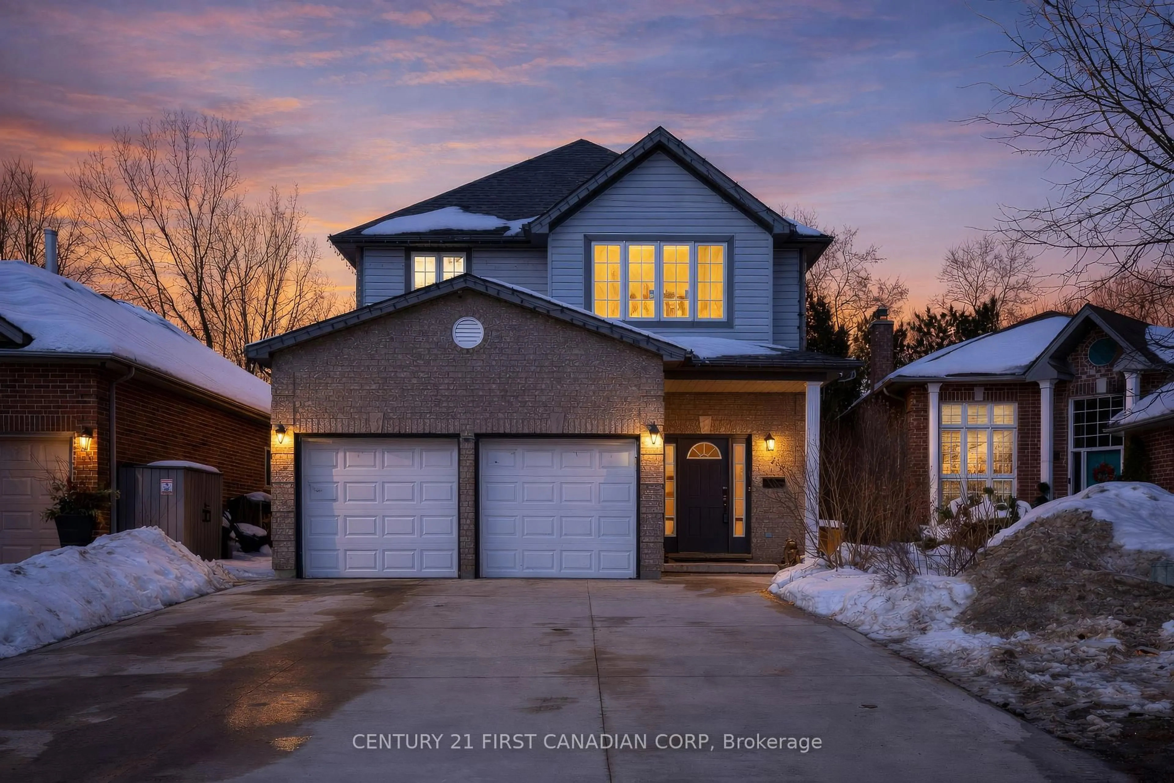 Home with brick exterior material, street for 736 Thornwood Dr, London North Ontario N6H 5J6