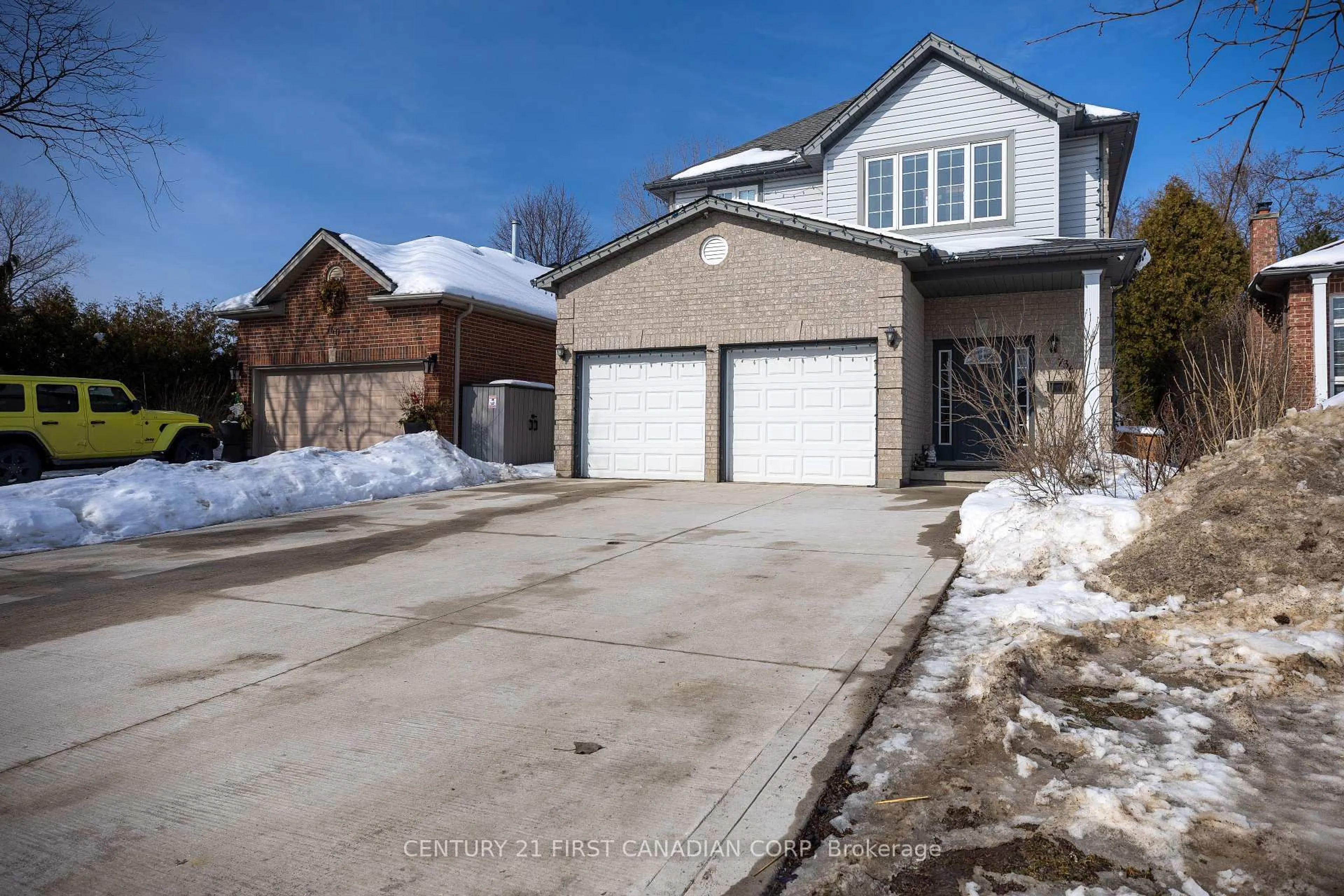 Home with brick exterior material, street for 736 Thornwood Dr, London North Ontario N6H 5J6