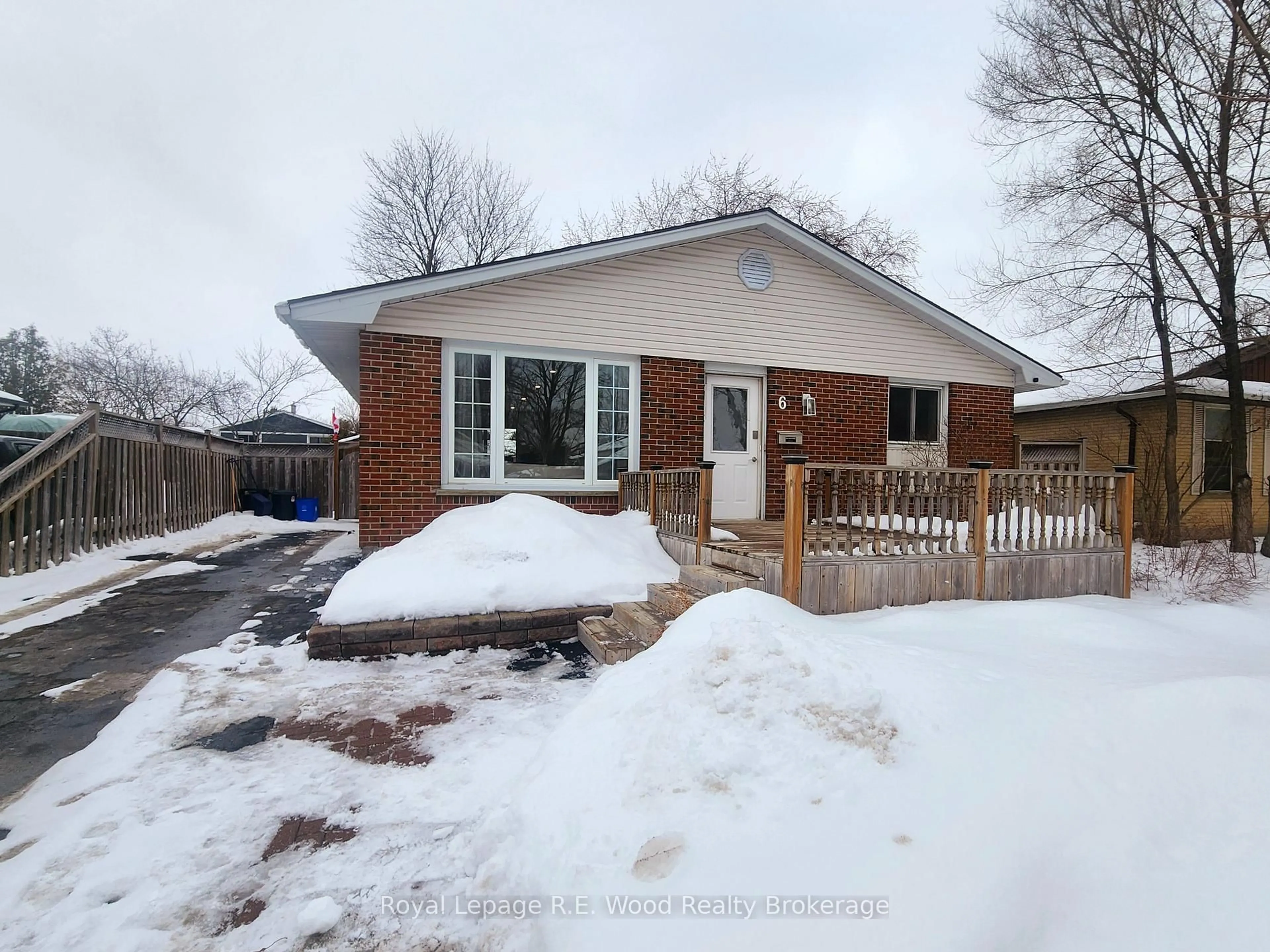 Home with brick exterior material, street for 6 Centennial Ave, Tillsonburg Ontario N4G 4R6