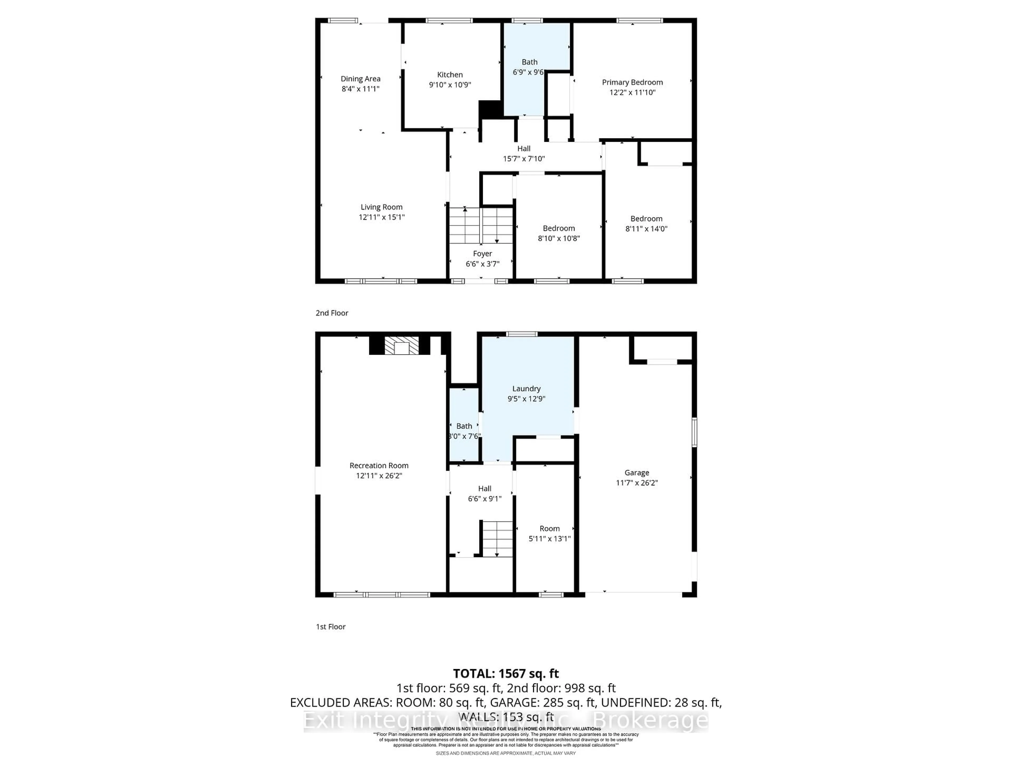 Floor plan for 374 Queen St, Centre Wellington Ontario N1M 1T4