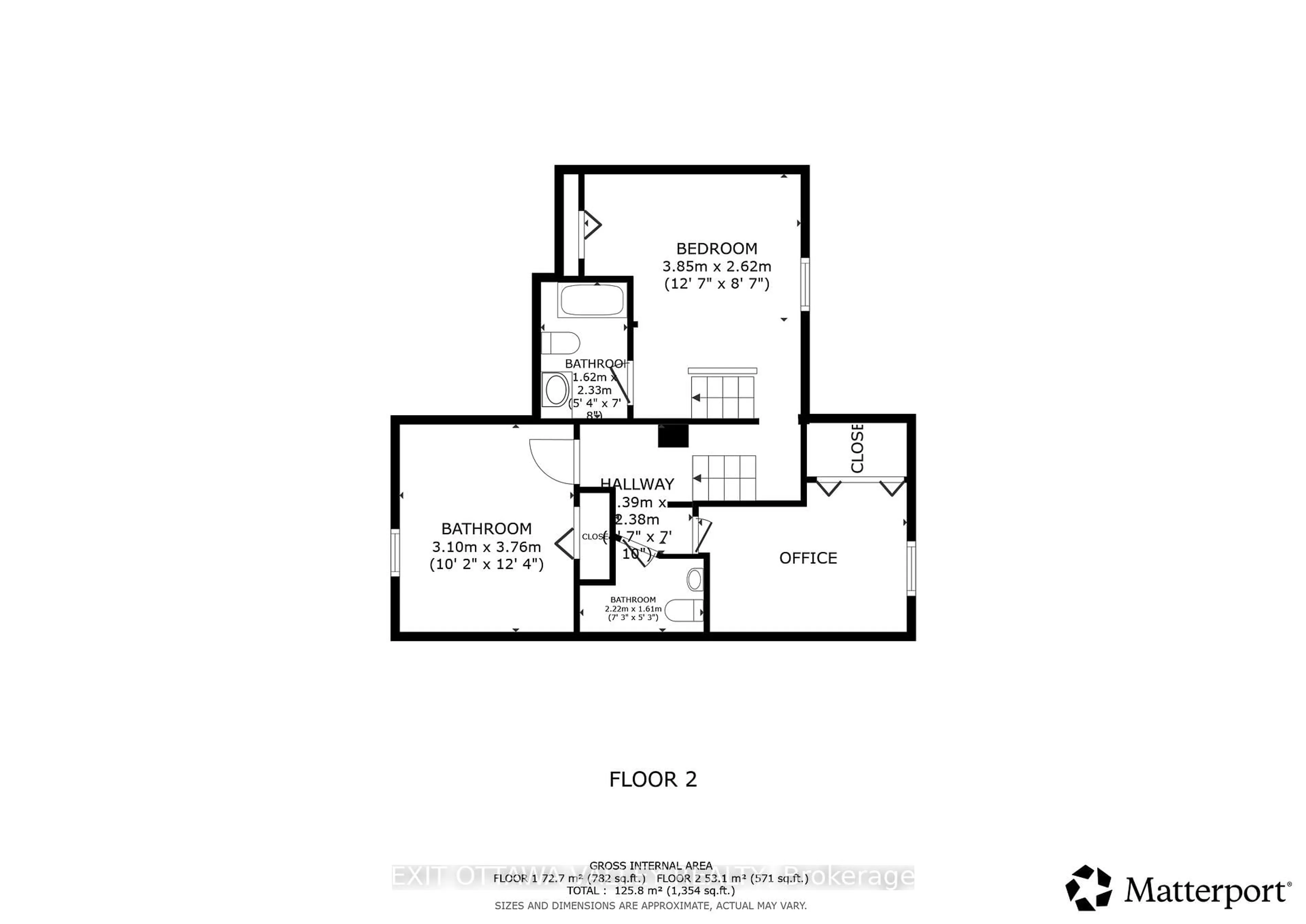 Floor plan for 80 Hunter St, Pembroke Ontario K8A 2N5