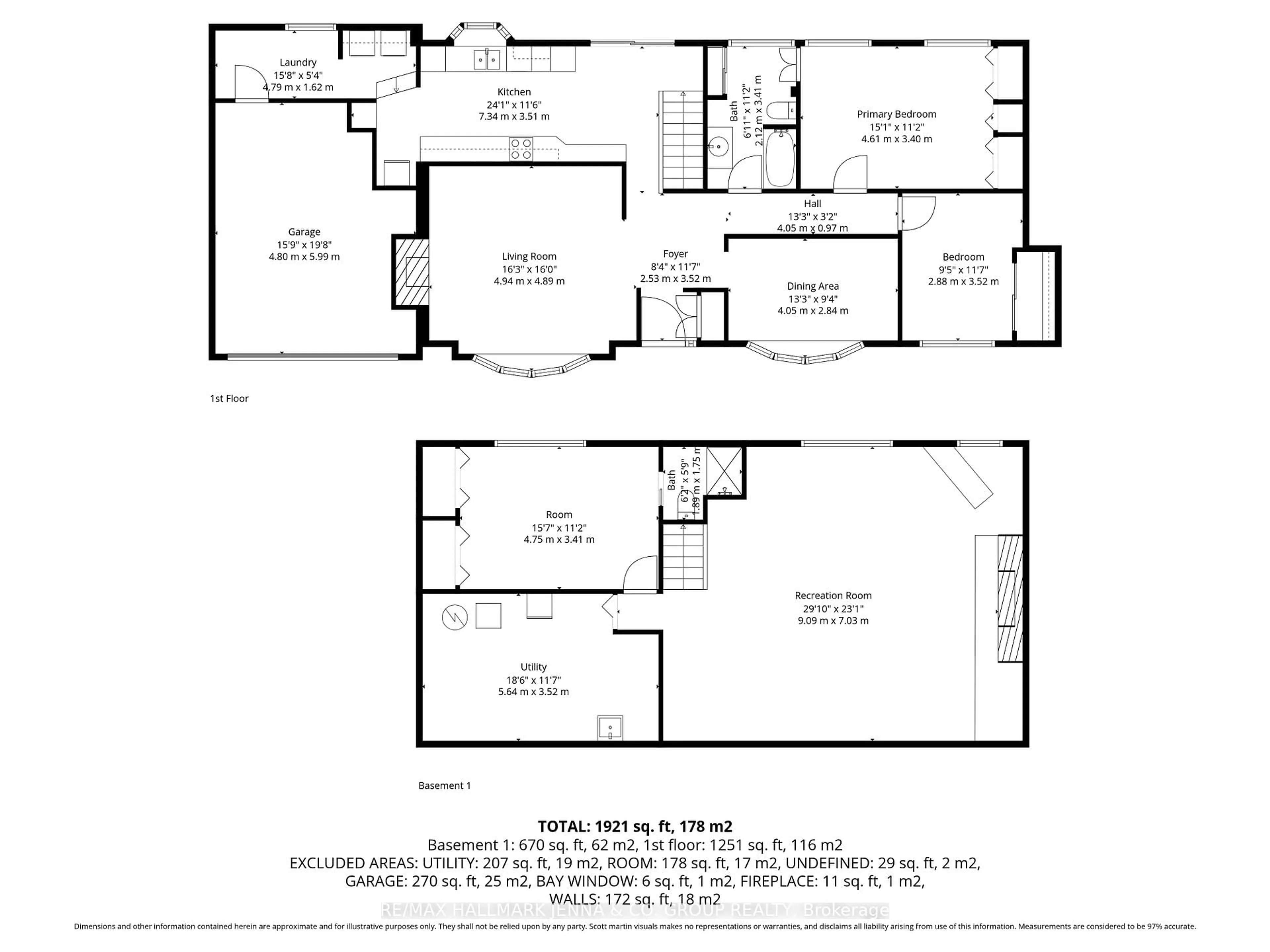 Floor plan for 13 Pinepoint Dr, Ottawa Ontario K2H 6B1