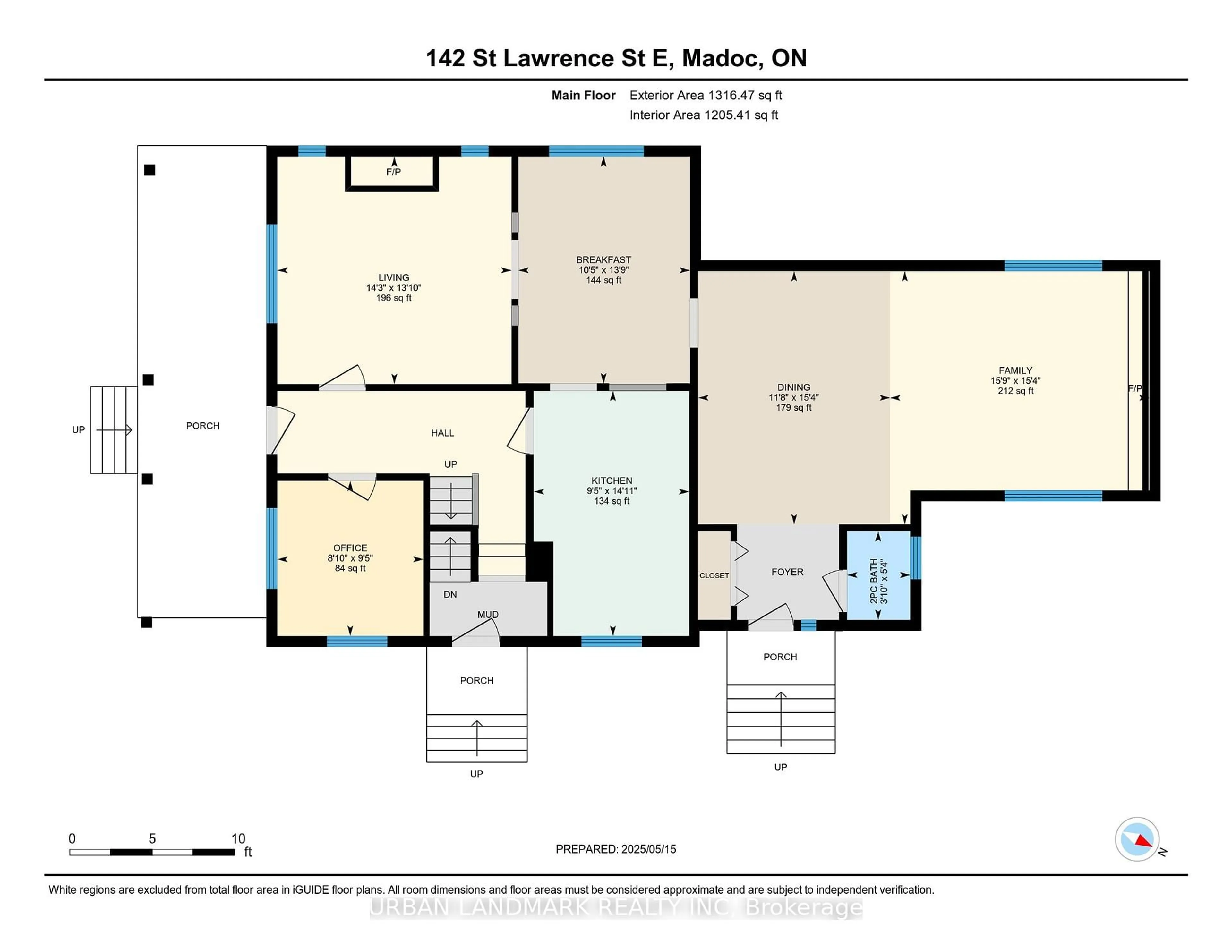 Floor plan for 142 St Lawrence St, Madoc Ontario K0K 2K0