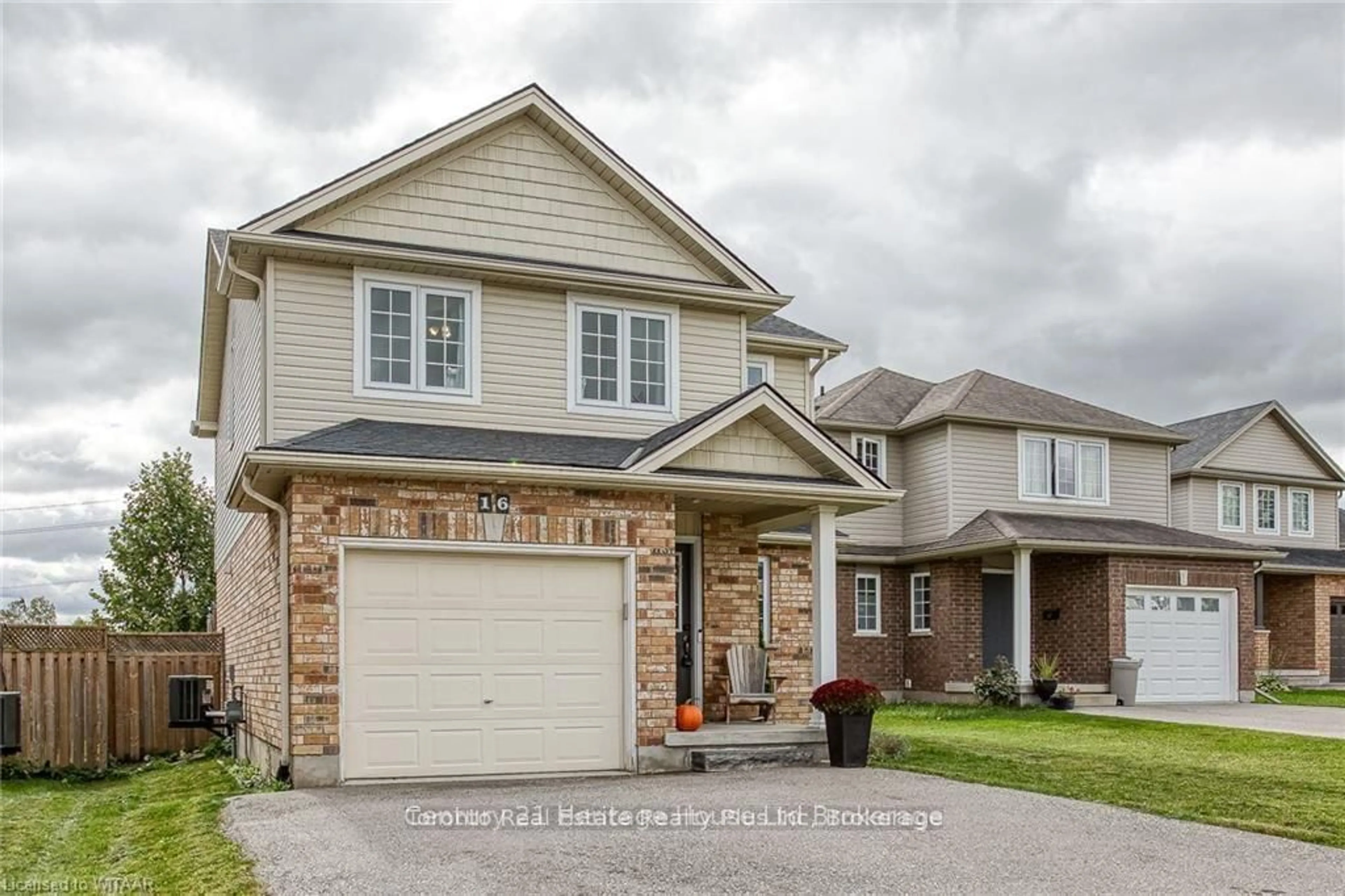 Home with brick exterior material, street for 16 Talon Dr, Woodstock Ontario N4V 0A5