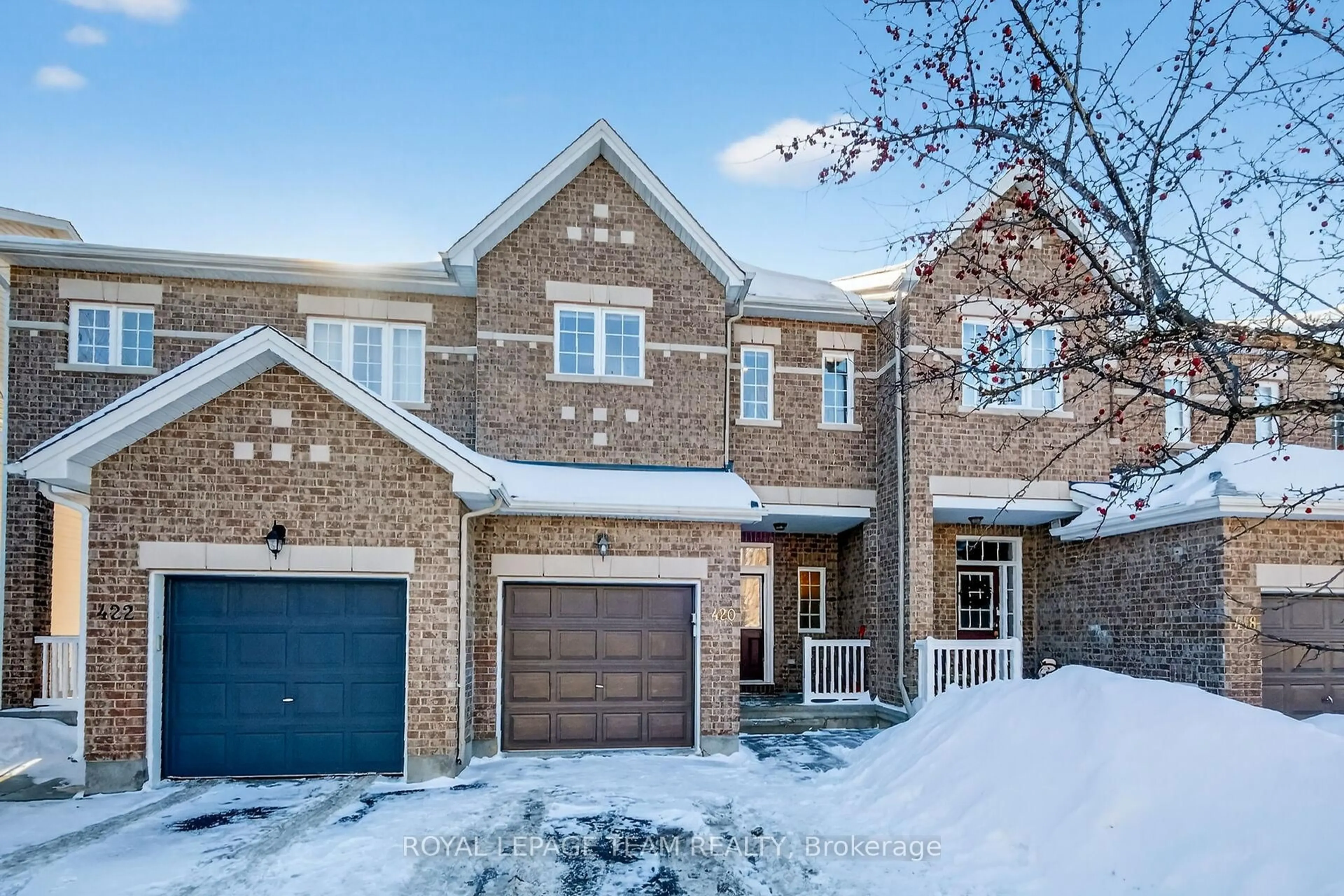 Home with brick exterior material, street for 420 Foxhall Way, Ottawa Ontario K2M 0G1