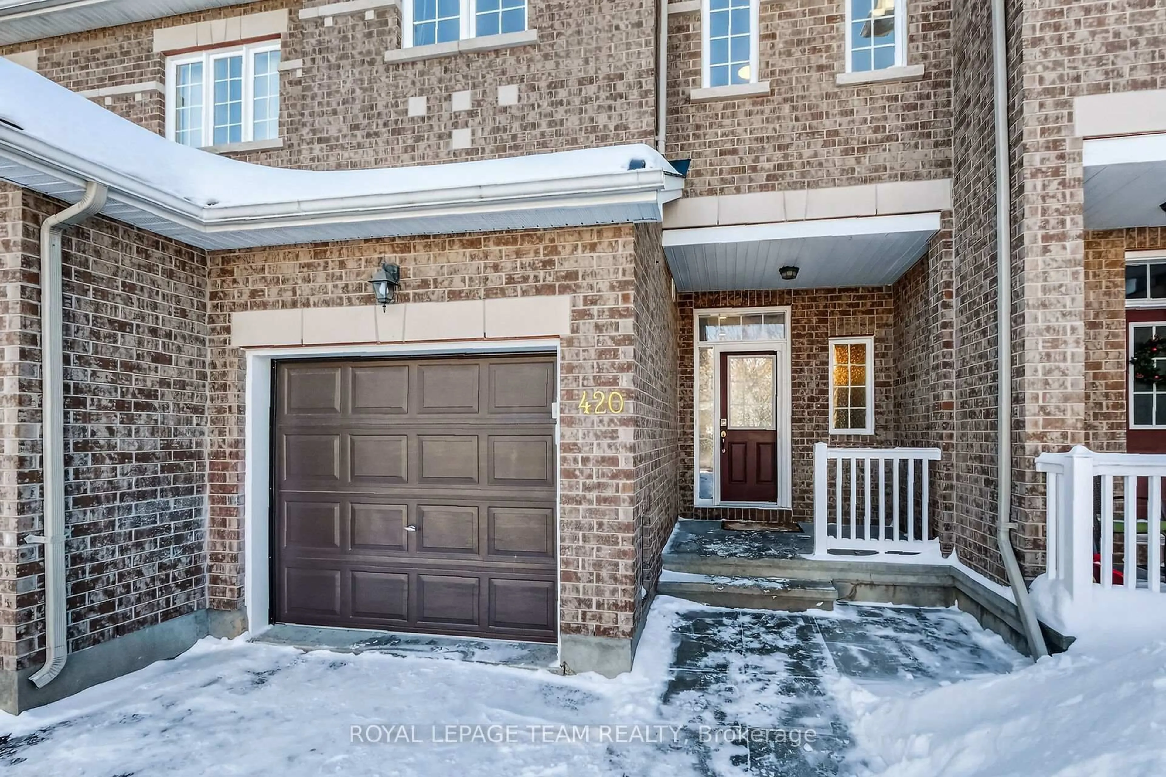 Home with brick exterior material, street for 420 Foxhall Way, Ottawa Ontario K2M 0G1
