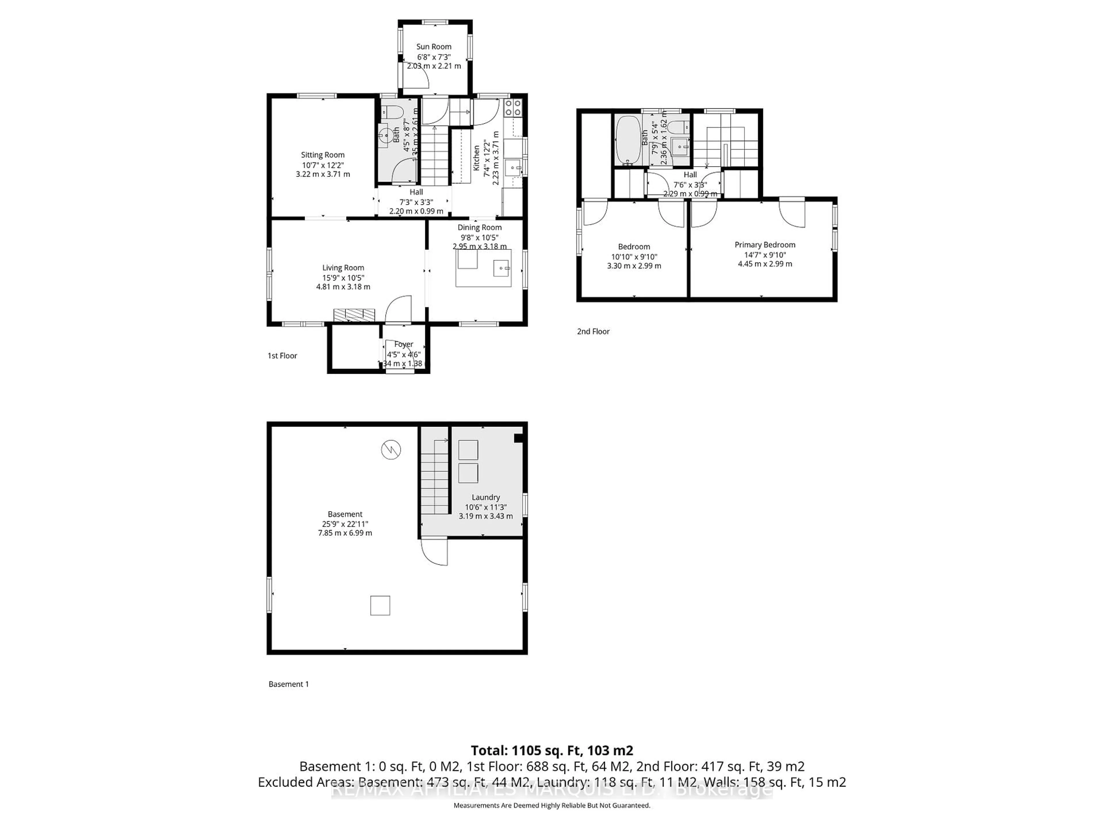Floor plan for 14 Spring St, North Glengarry Ontario K0C 1T0