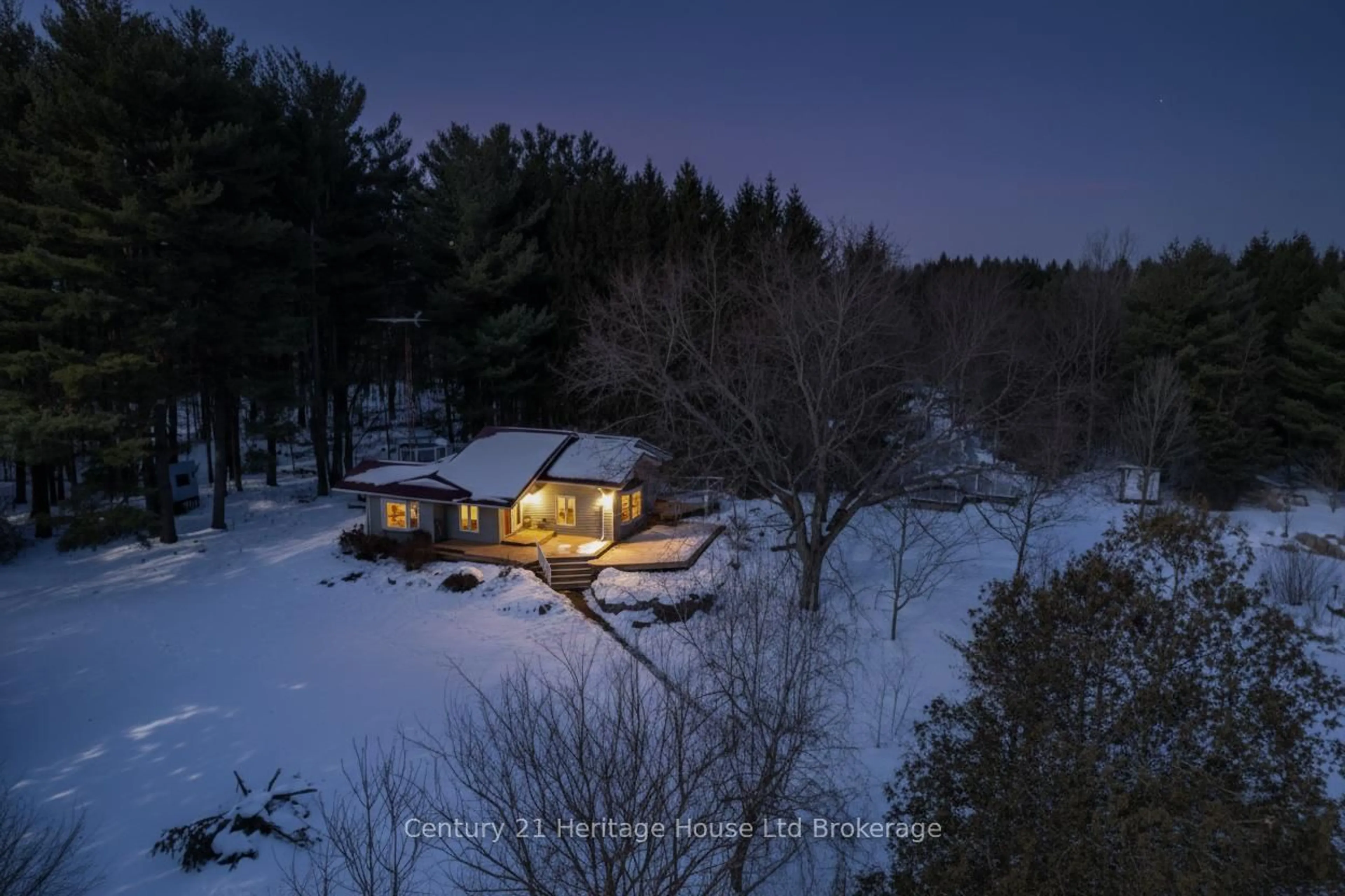 A pic from outside/outdoor area/front of a property/back of a property/a pic from drone, forest/trees view for 10915 Culloden Rd, Bayham Ontario N5H 2R3