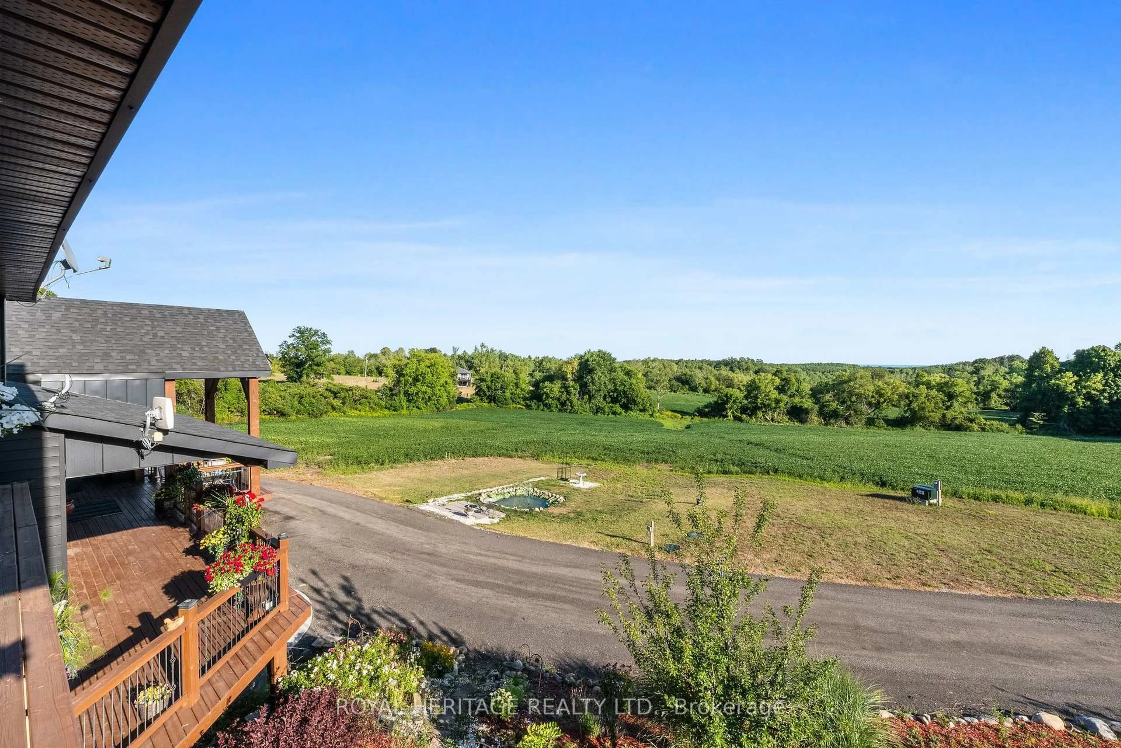 A pic from outside/outdoor area/front of a property/back of a property/a pic from drone, water/lake/river/ocean view for 150 Long Reach Rd, Brighton Ontario K0K 1H0