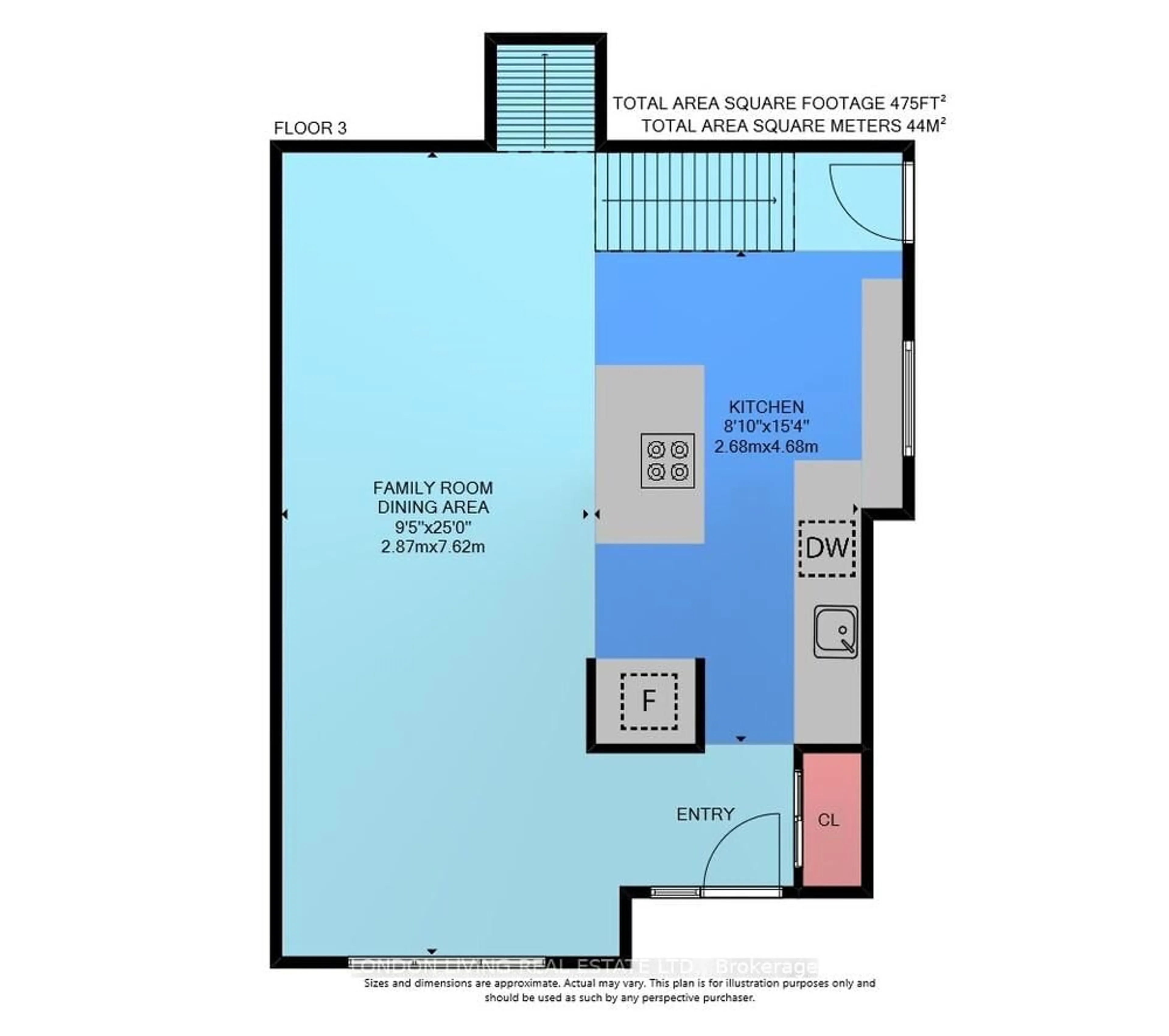 Floor plan for 154 Bonaventure Dr, London East Ontario N5V 4S7