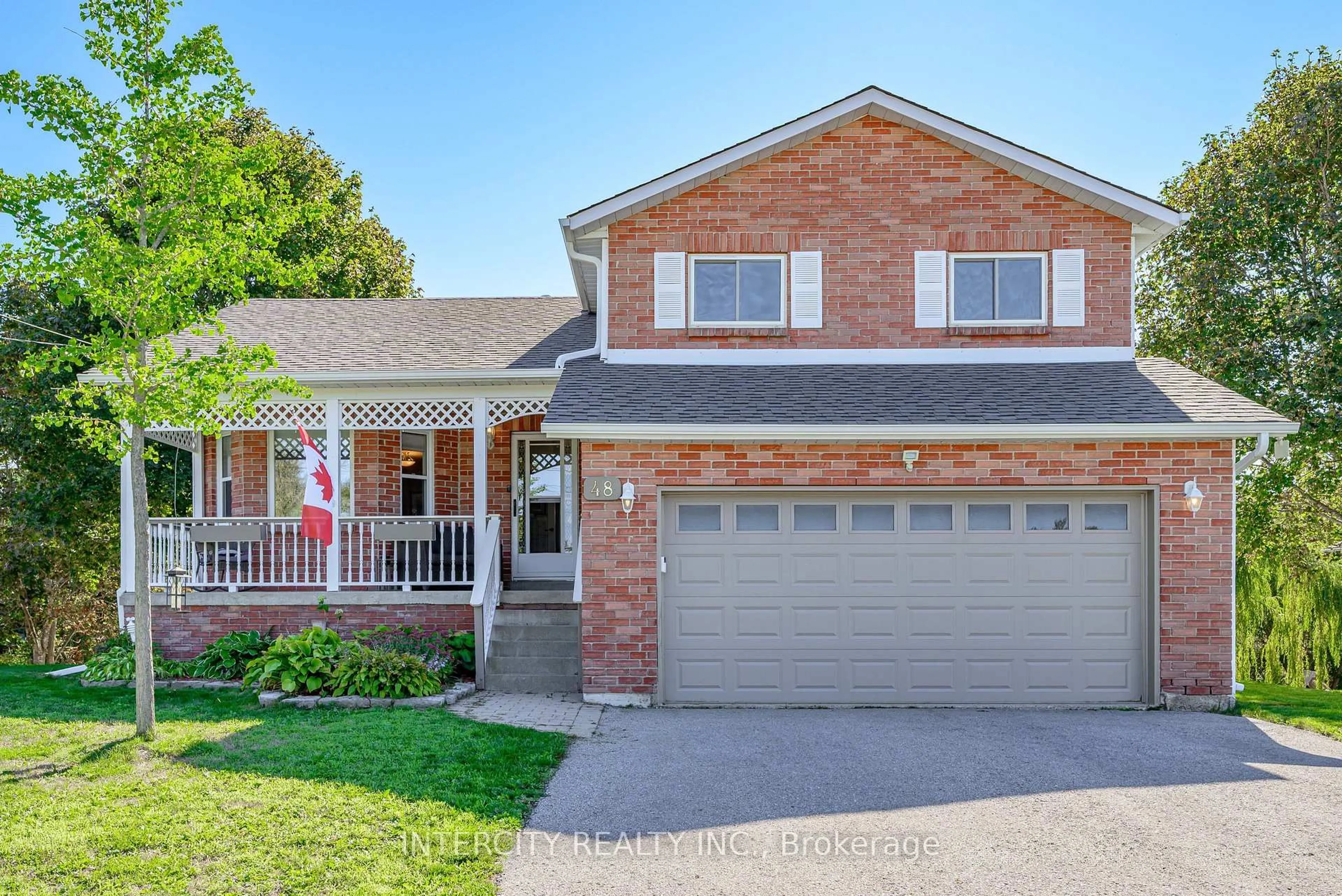 Home with brick exterior material, street for 48 Champlain Blvd, Kawartha Lakes Ontario K9V 0J1