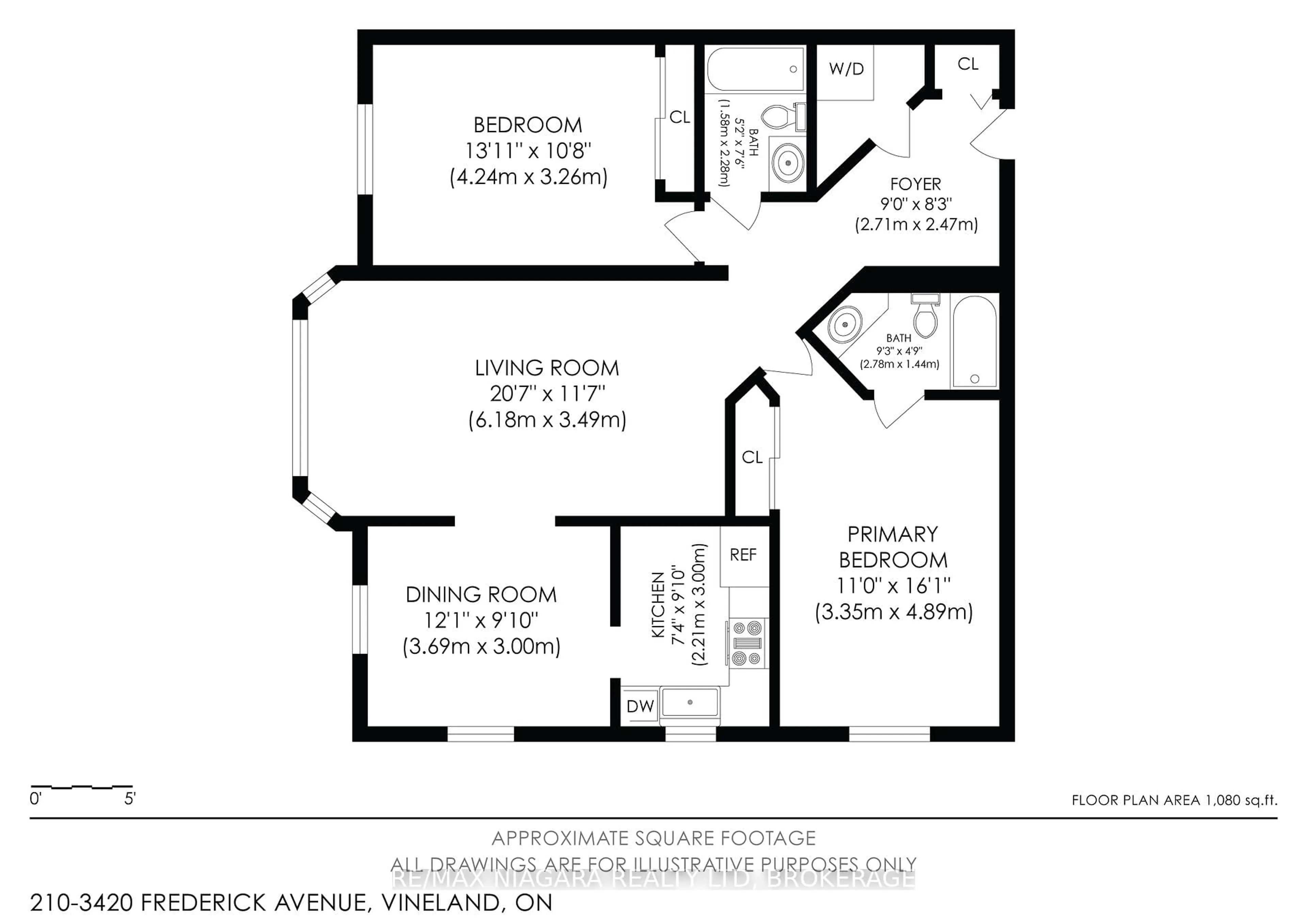 Floor plan for 3420 Frederick Ave #210, Lincoln Ontario L0R 2C0