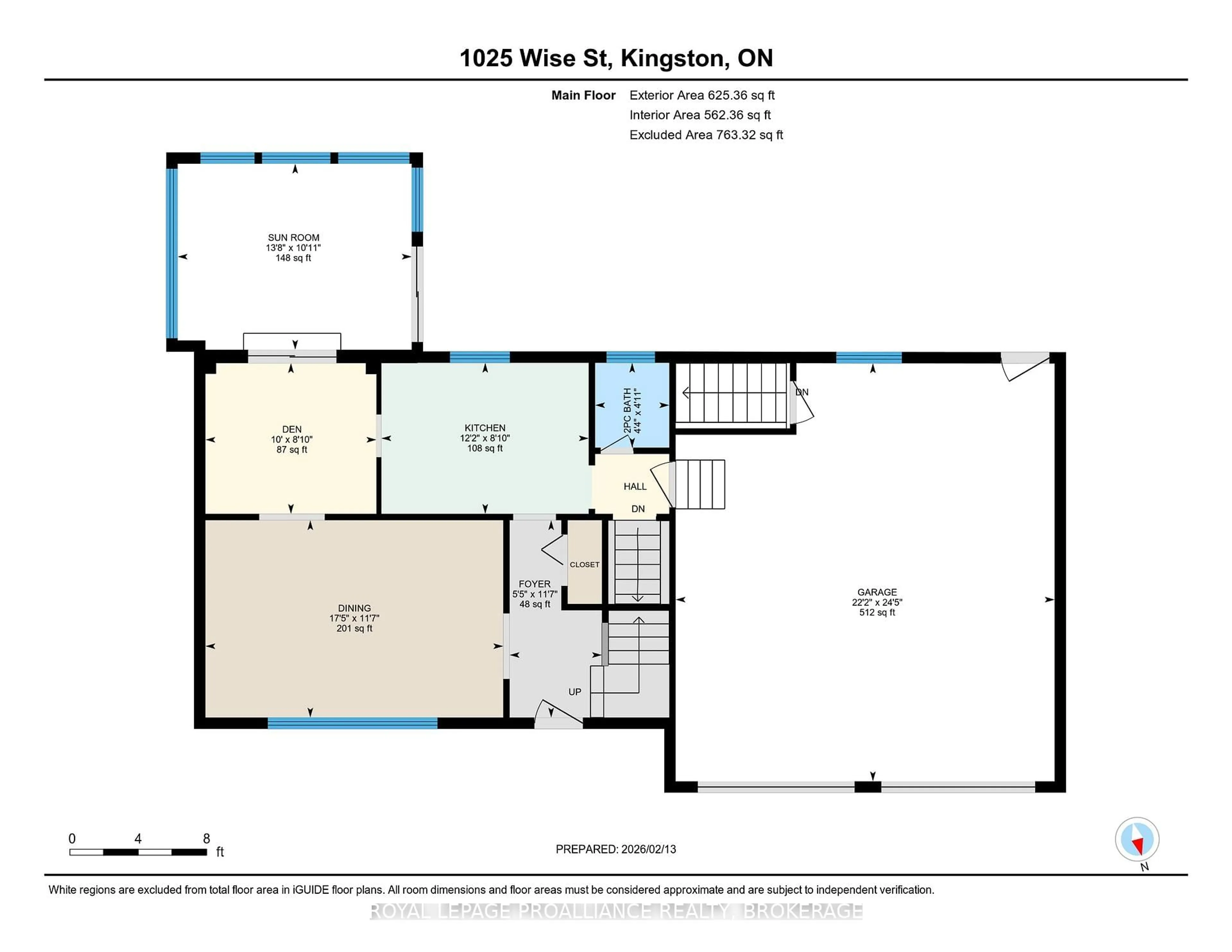 Floor plan for 1025 Wise St, Kingston Ontario K7P 2V9