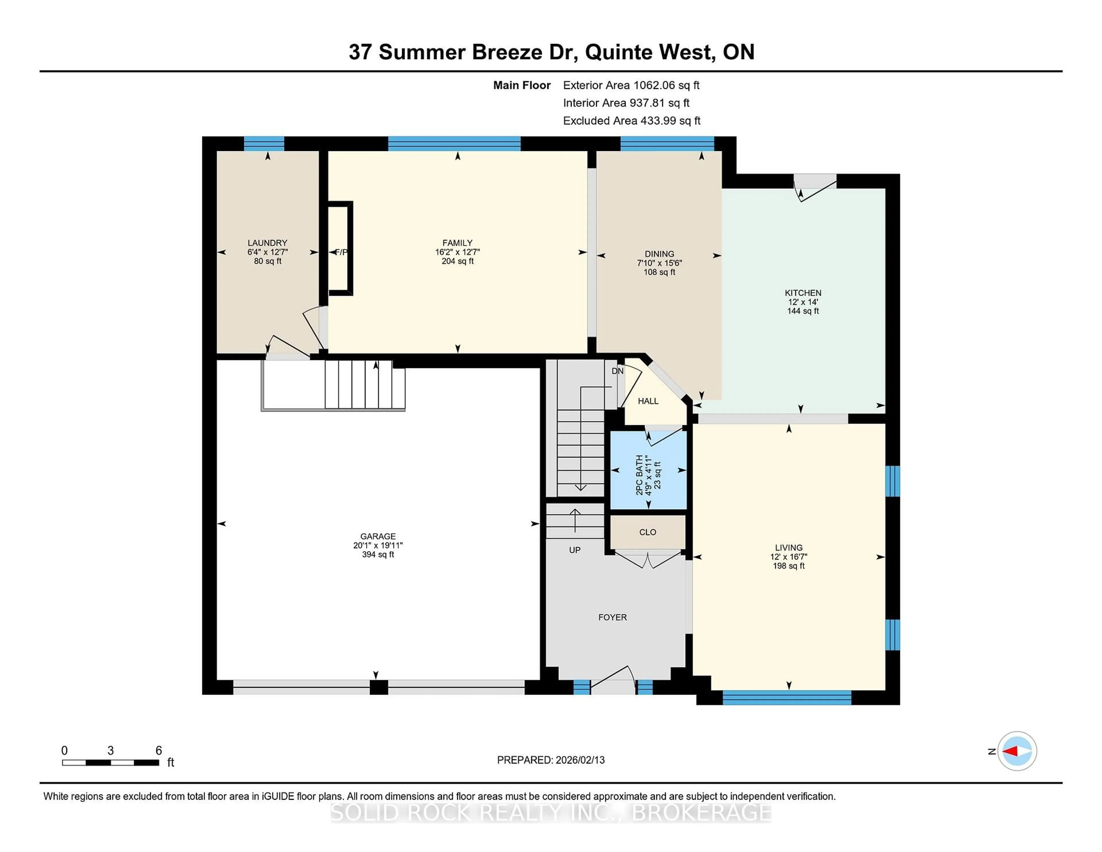 Floor plan for 37 Summer Breeze Dr, Quinte West Ontario K0K 1L0