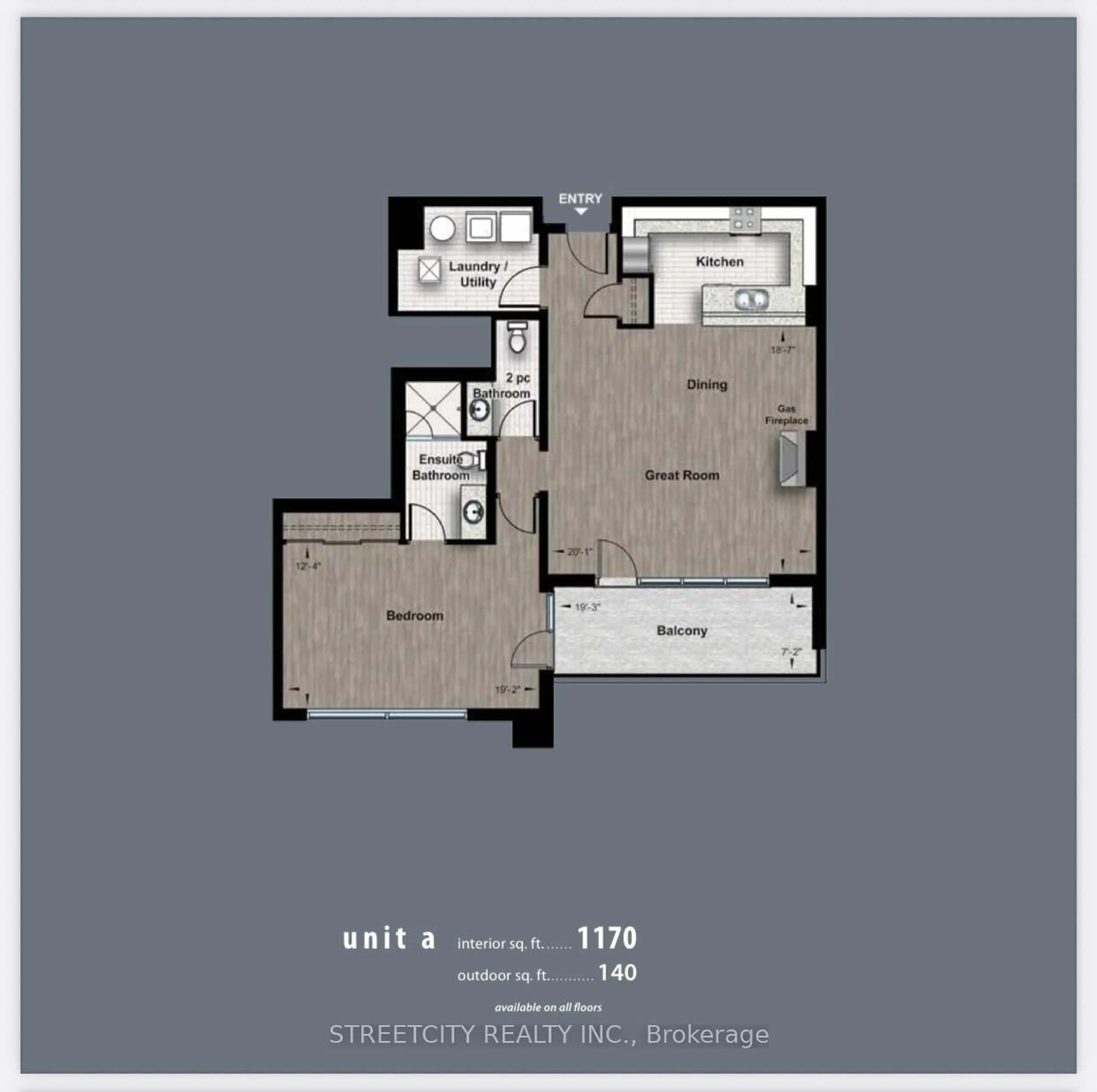 Floor plan for 1705 Fiddlehead Pl #400, London North Ontario N6G 0S1
