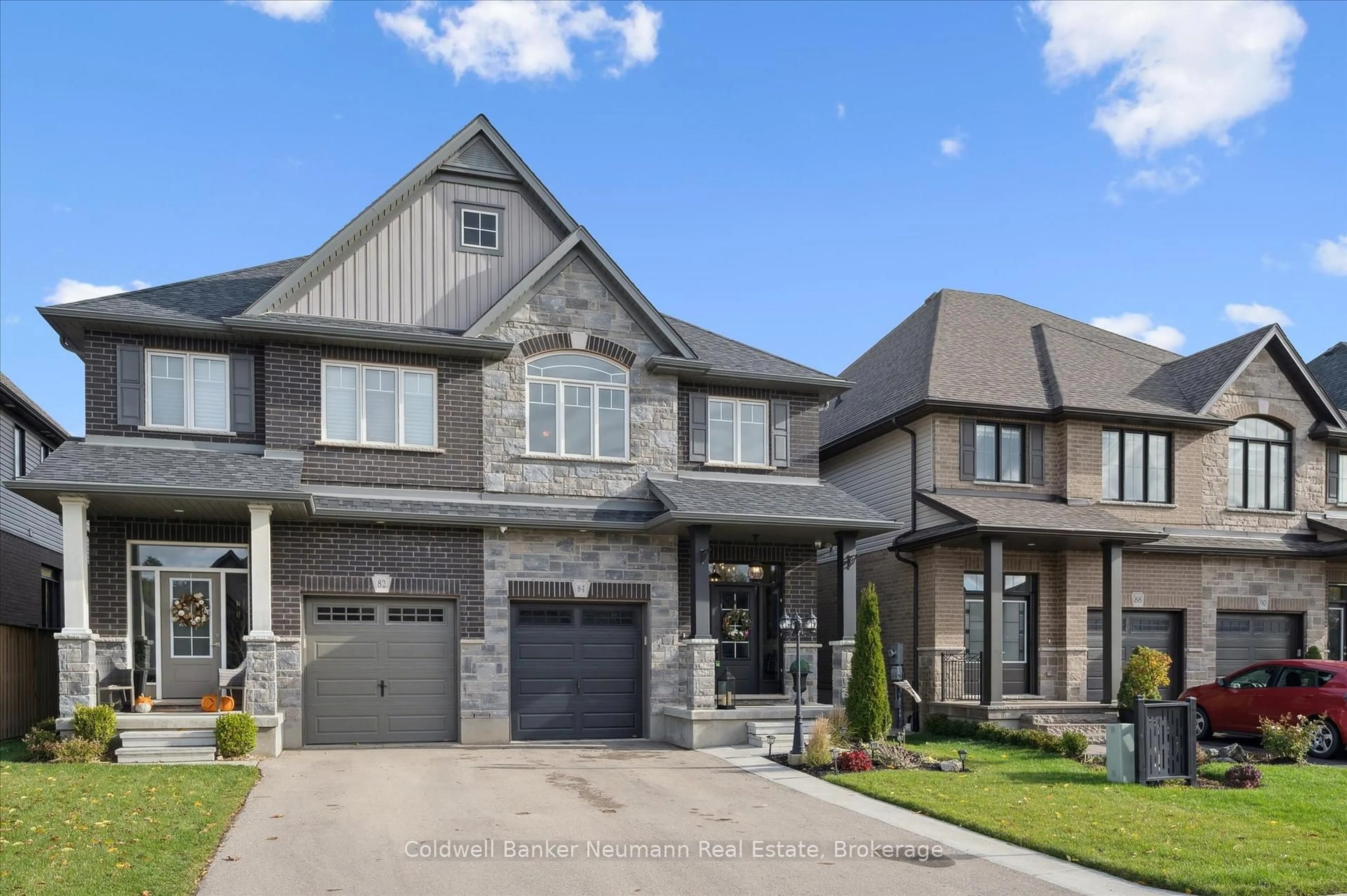 Home with brick exterior material, street for 84 Cutting Dr, Centre Wellington Ontario N0B 1S0