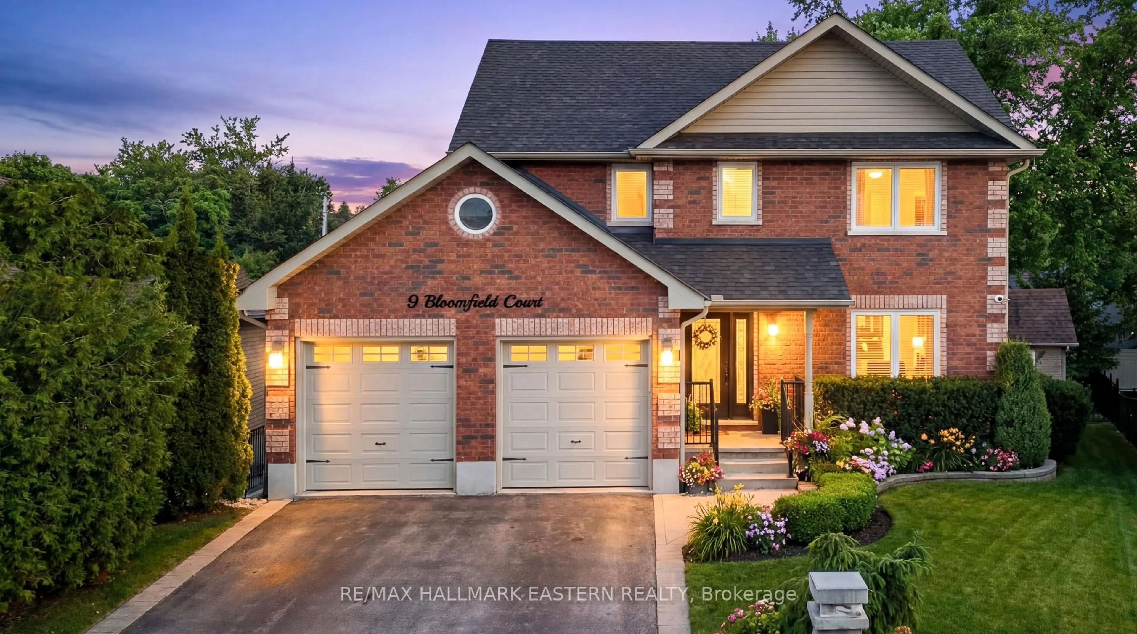 Home with brick exterior material, street for 9 Bloomfield Crt, Selwyn Ontario K0L 2H0