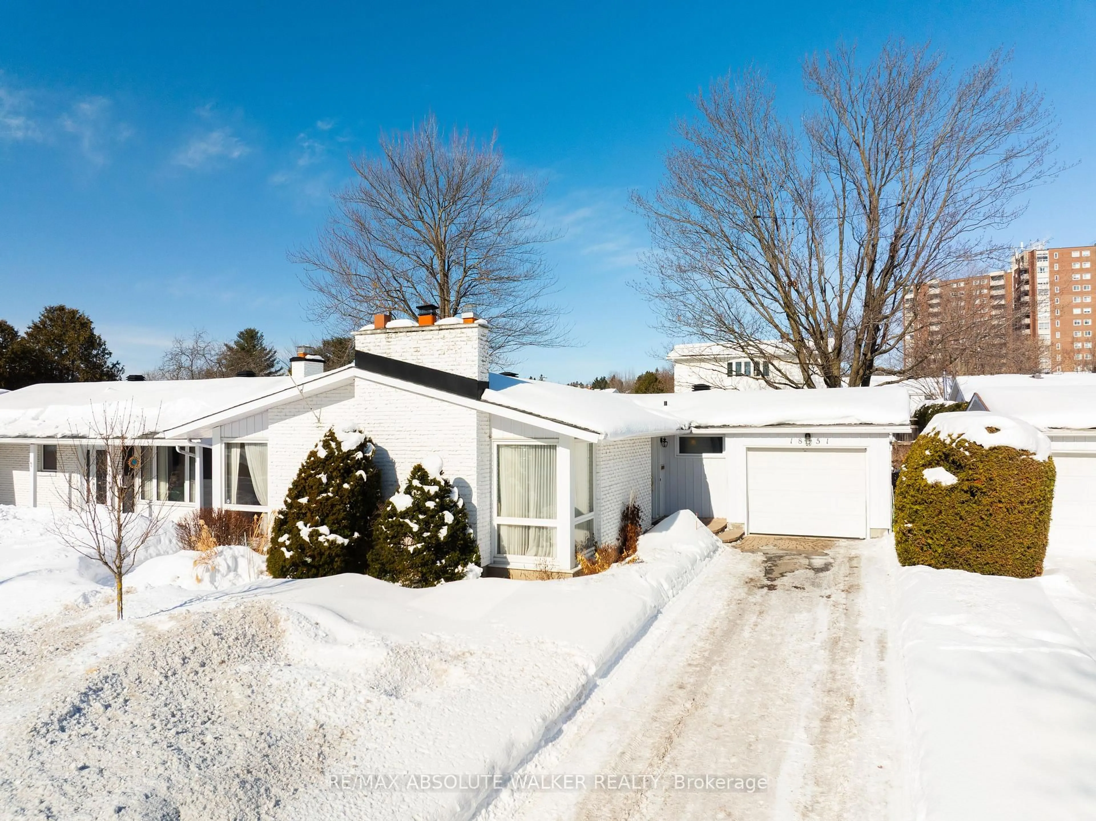A pic from outside/outdoor area/front of a property/back of a property/a pic from drone, street for 1851 Burfield Ave, Ottawa Ontario K1J 6S9