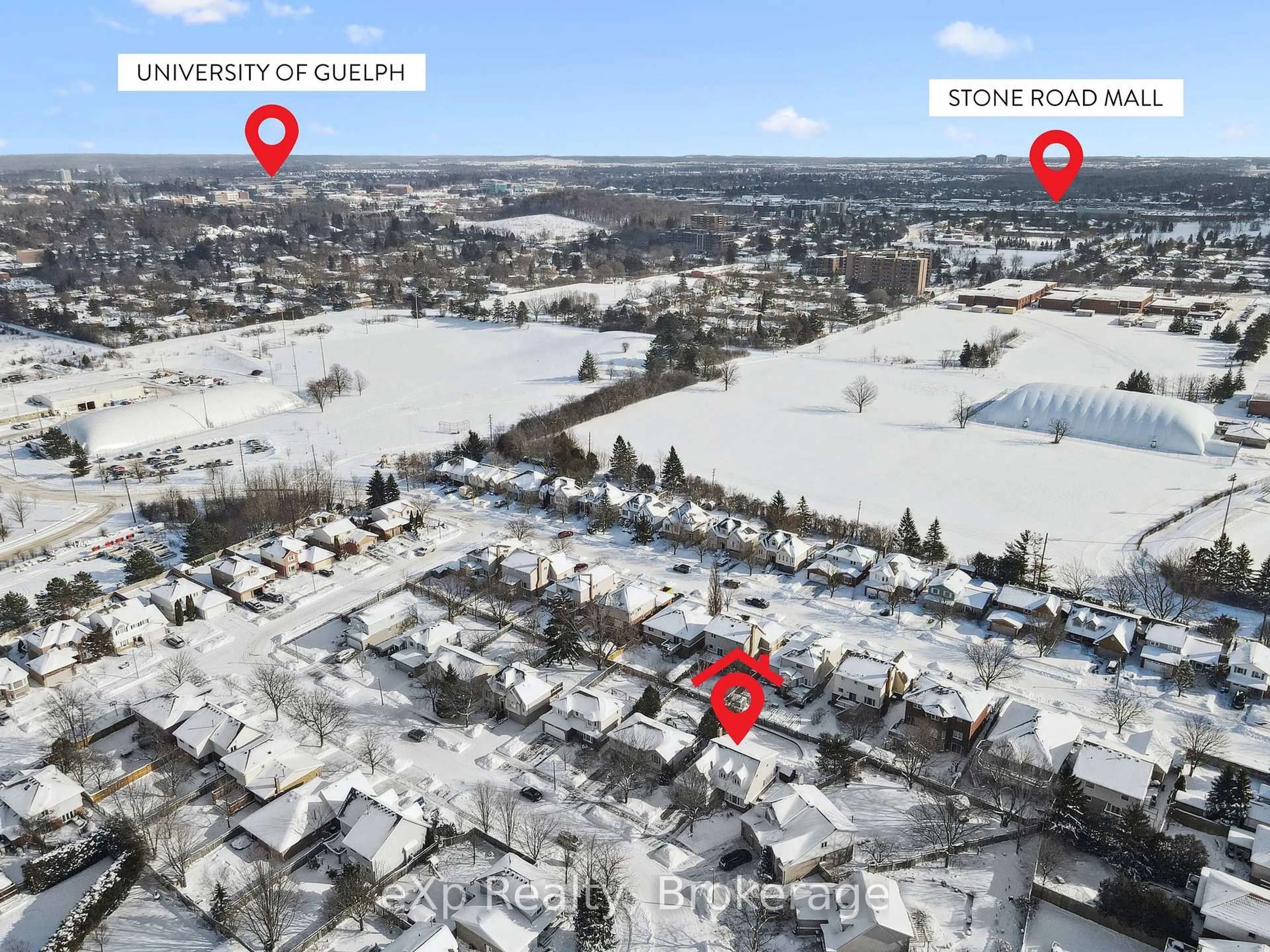 A pic from outside/outdoor area/front of a property/back of a property/a pic from drone, street for 39 Celia Cres, Guelph Ontario N1G 4R4