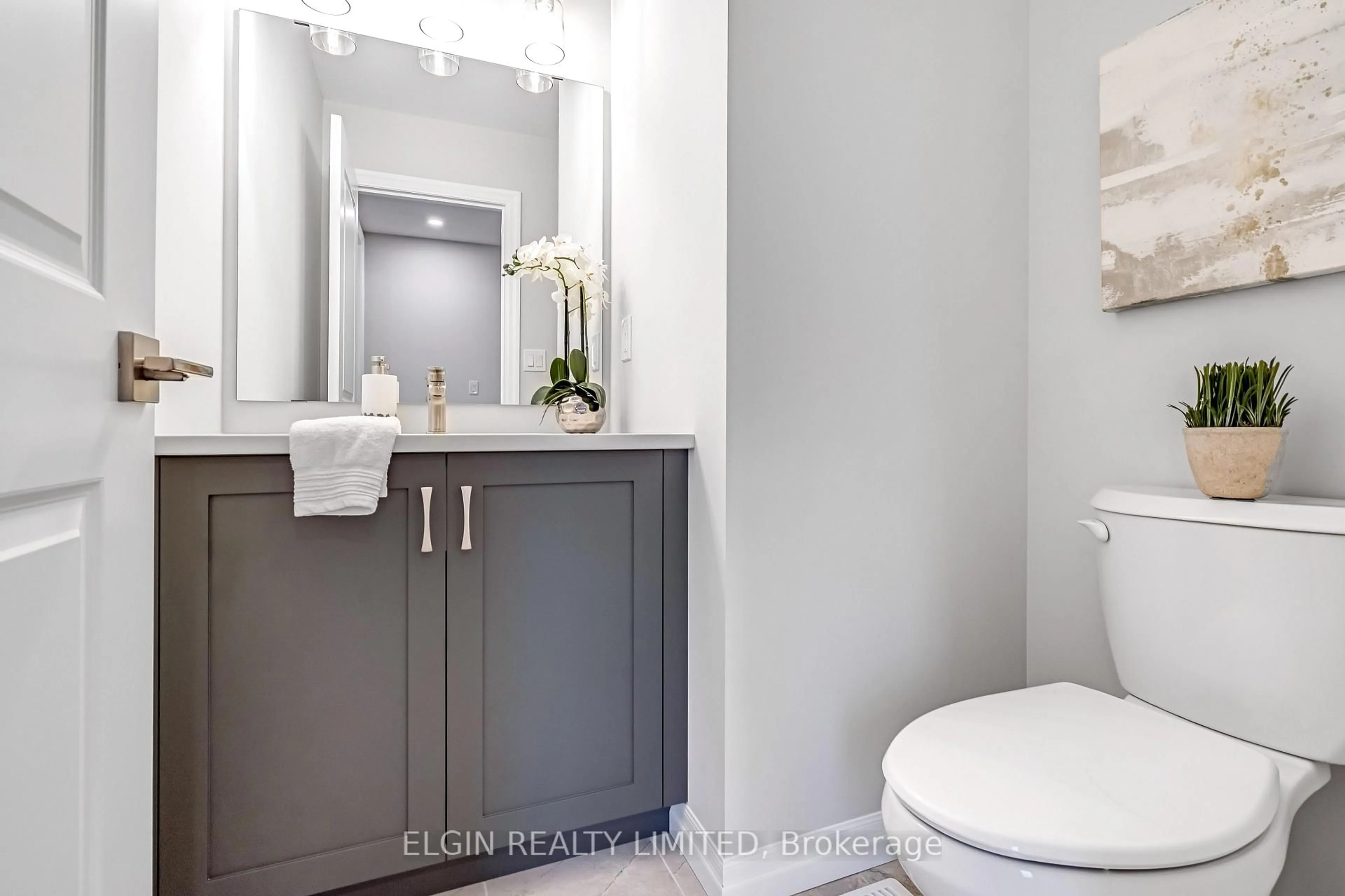 Contemporary bathroom, ceramic/tile floor for 42212 McBain Line, Central Elgin Ontario N5P 0E5