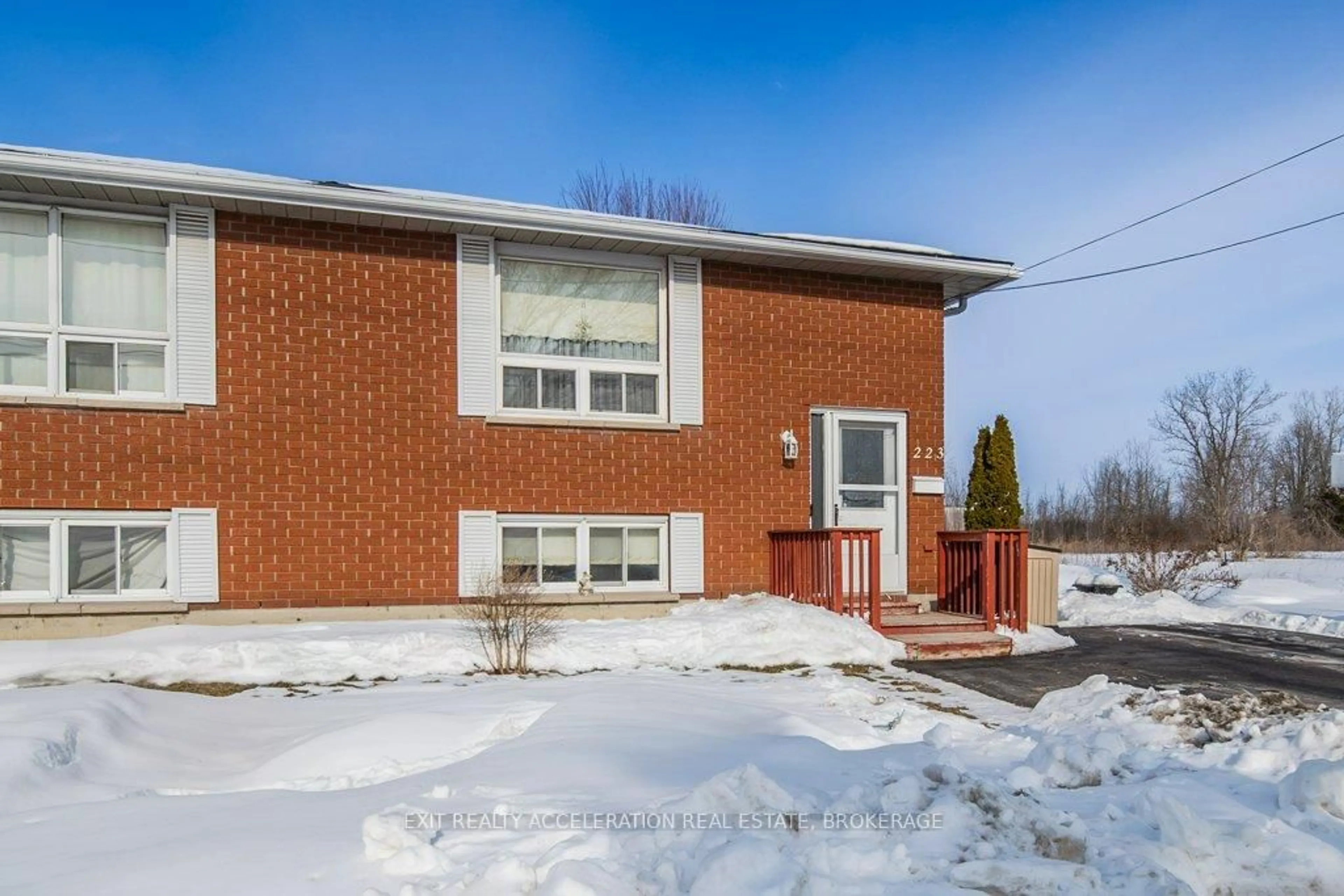 Home with brick exterior material, street for 223 Newburgh Rd, Greater Napanee Ontario K7R 1C8