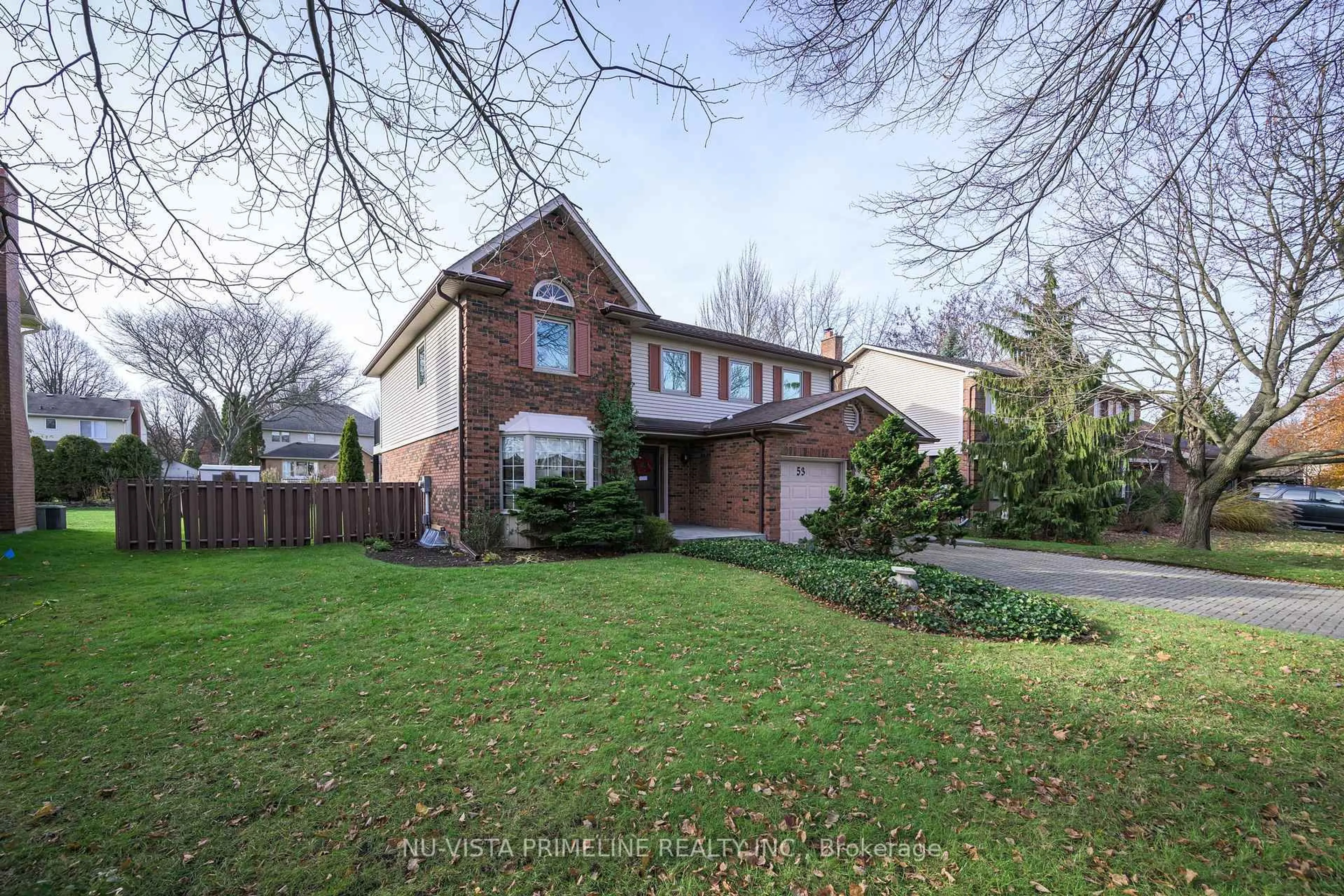 Home with brick exterior material, street for 53 Meridene Cres, London North Ontario N5X 2M1